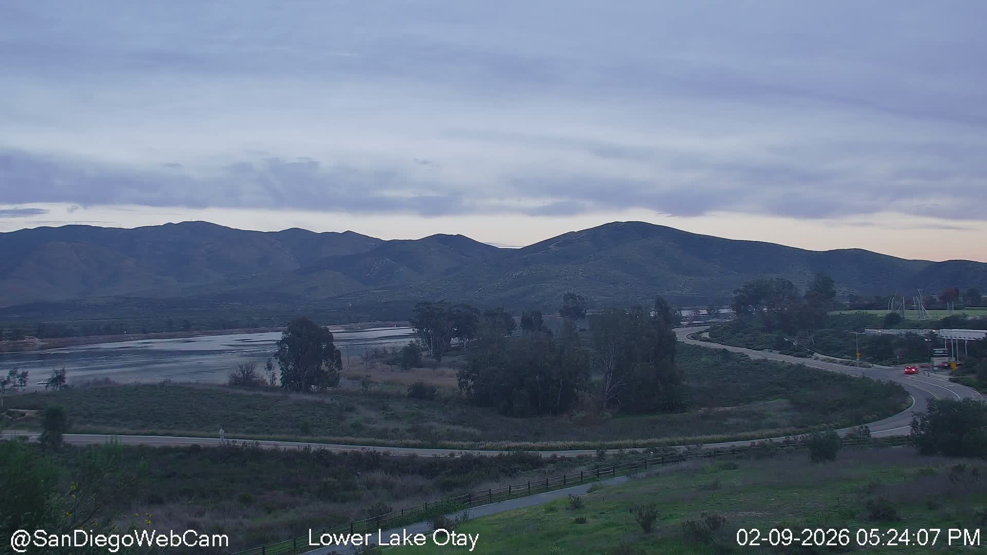 Chula Vista, Lower Lake Otay & Olympic Training Center Live Cam - Eastlake Vistas, Chula Vista, San Diego, California, USA