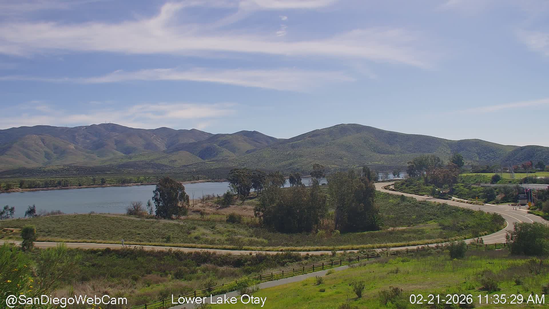 Chula Vista, Lower Lake Otay & Olympic Training Center Live Cam - Eastlake Vistas, Chula Vista, San Diego, California, USA