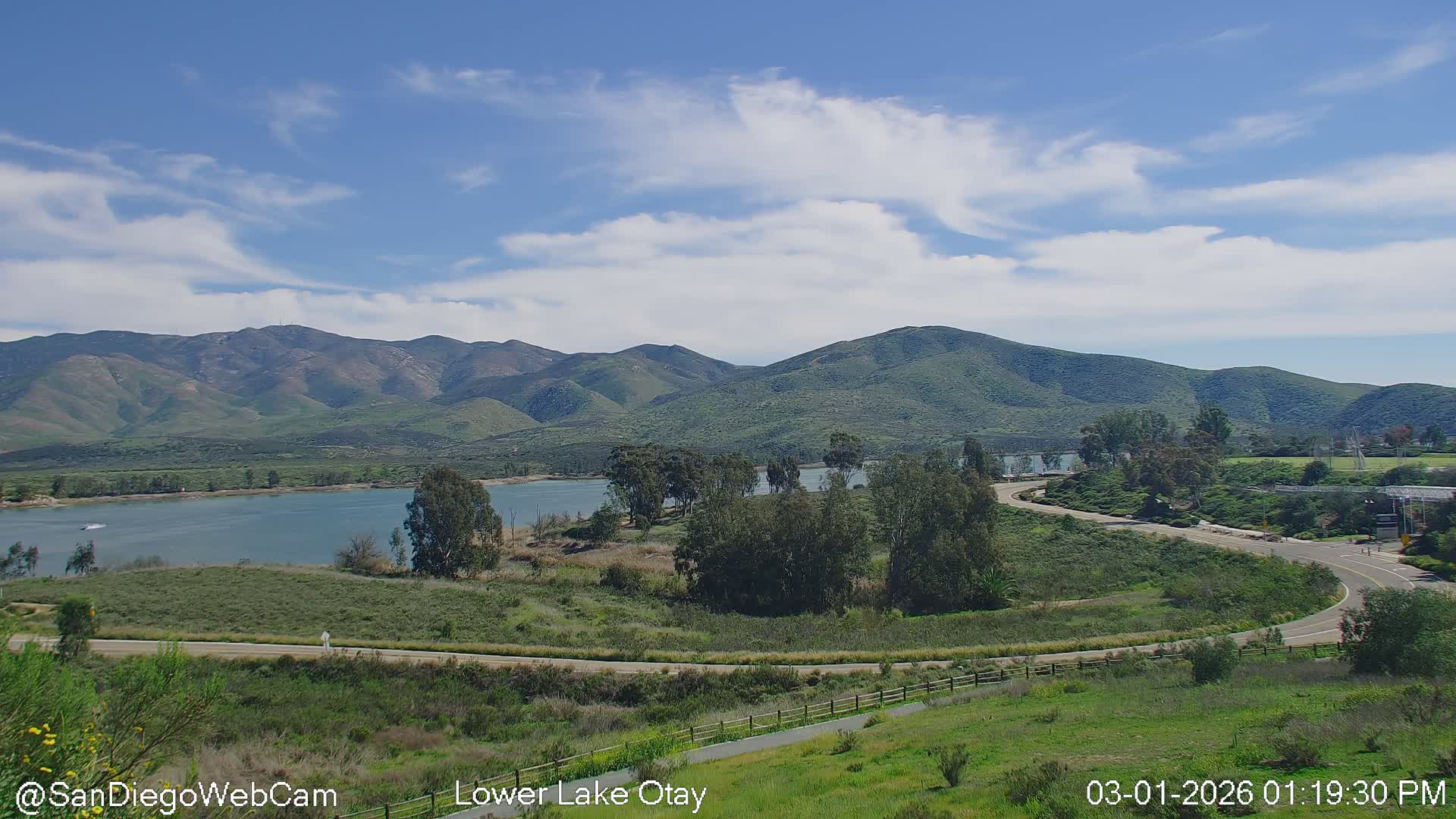 Chula Vista, Lower Lake Otay & Olympic Training Center Live Cam - Eastlake Vistas, Chula Vista, San Diego, California, USA