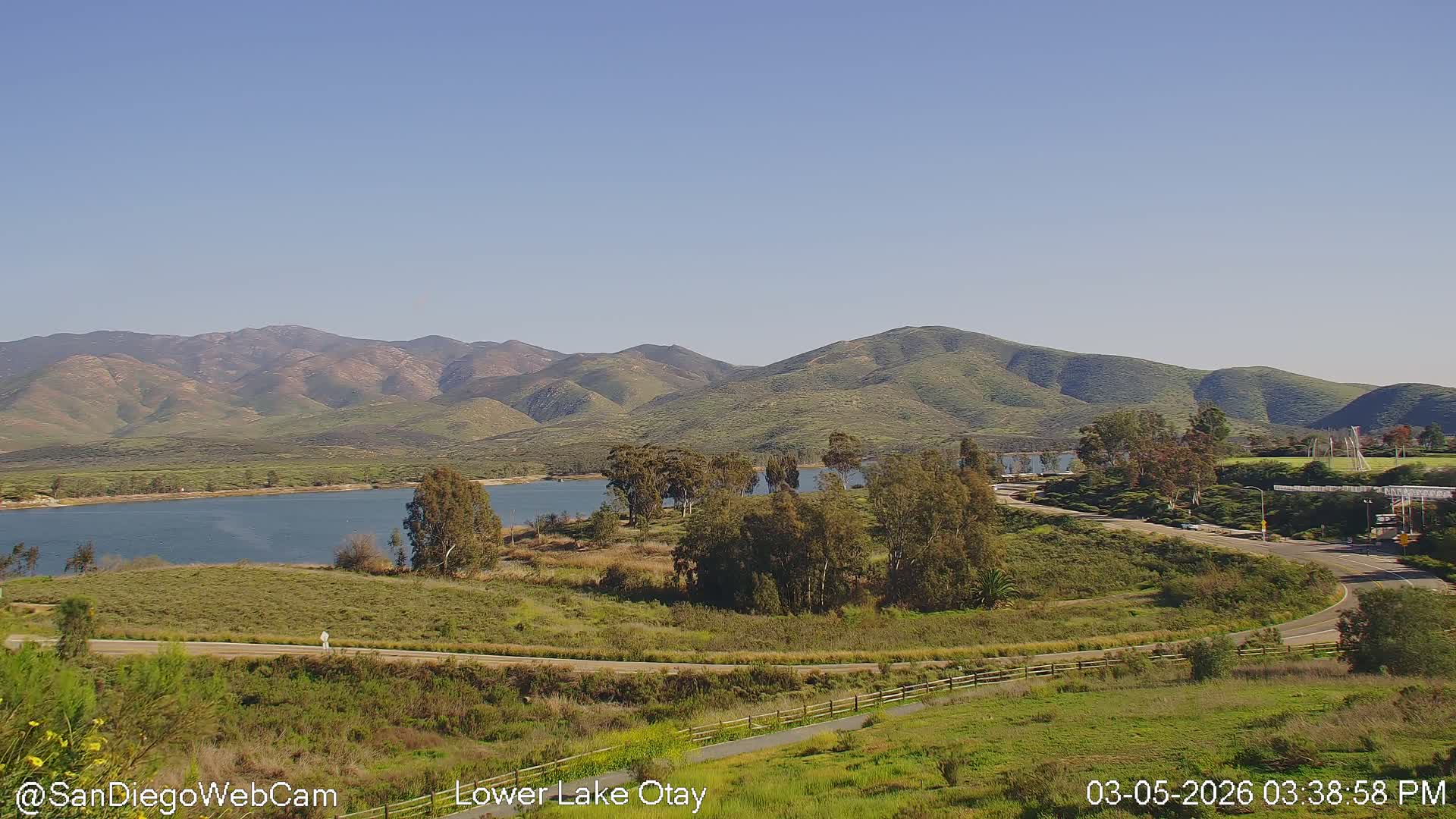 Chula Vista, Lower Lake Otay & Olympic Training Center Live Cam - Eastlake Vistas, Chula Vista, San Diego, California, USA