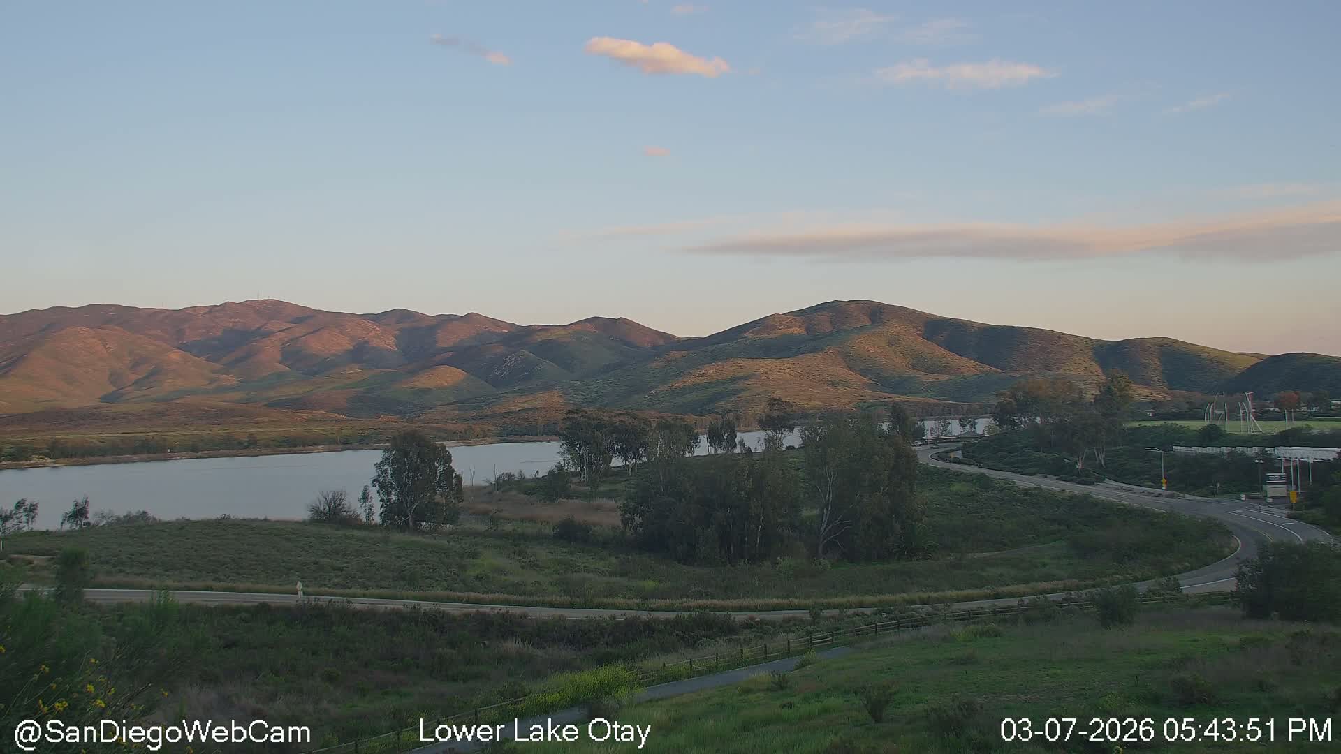 Chula Vista, Lower Lake Otay & Olympic Training Center Live Cam - Eastlake Vistas, Chula Vista, San Diego, California, USA