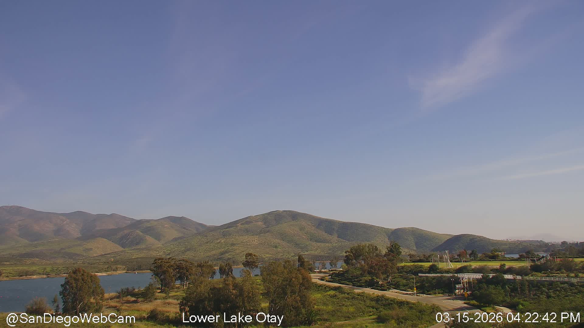 Chula Vista, Lower Lake Otay & Olympic Training Center Live Cam - Eastlake Vistas, Chula Vista, San Diego, California, USA