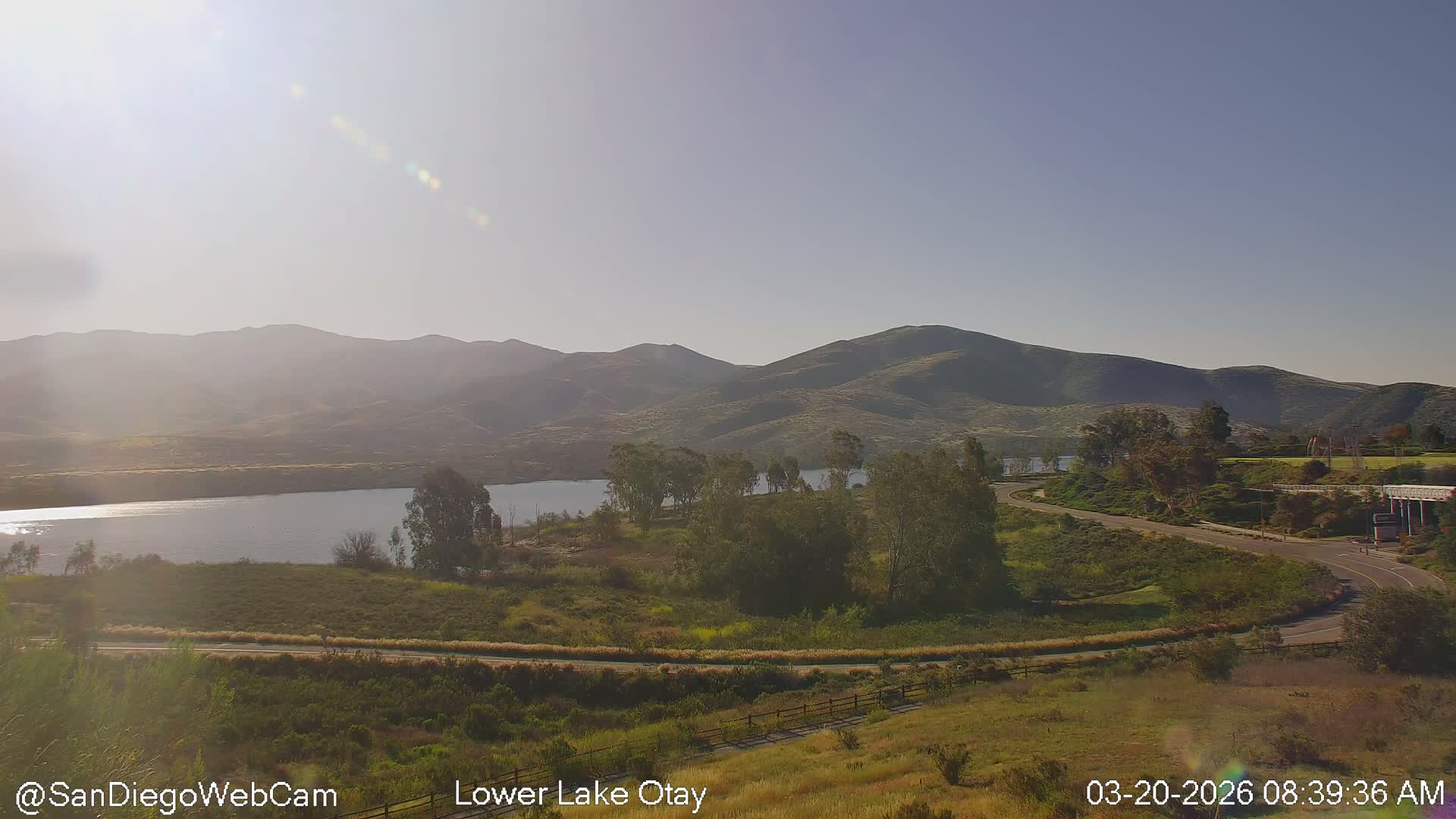 Chula Vista, Lower Lake Otay & Olympic Training Center Live Cam - Eastlake Vistas, Chula Vista, San Diego, California, USA