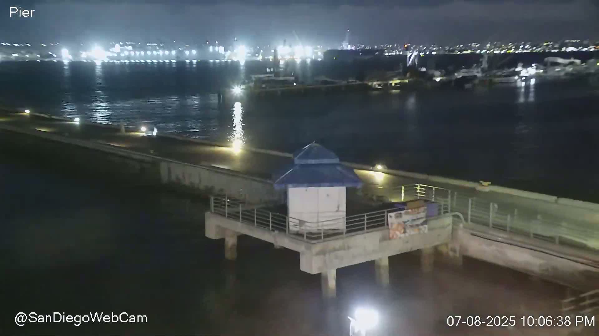 San Diego, Coronado Bridge & Sant Diego City & Bay Skyline View Live Cam - Downtown, San Diego, San Diego County, California, USA