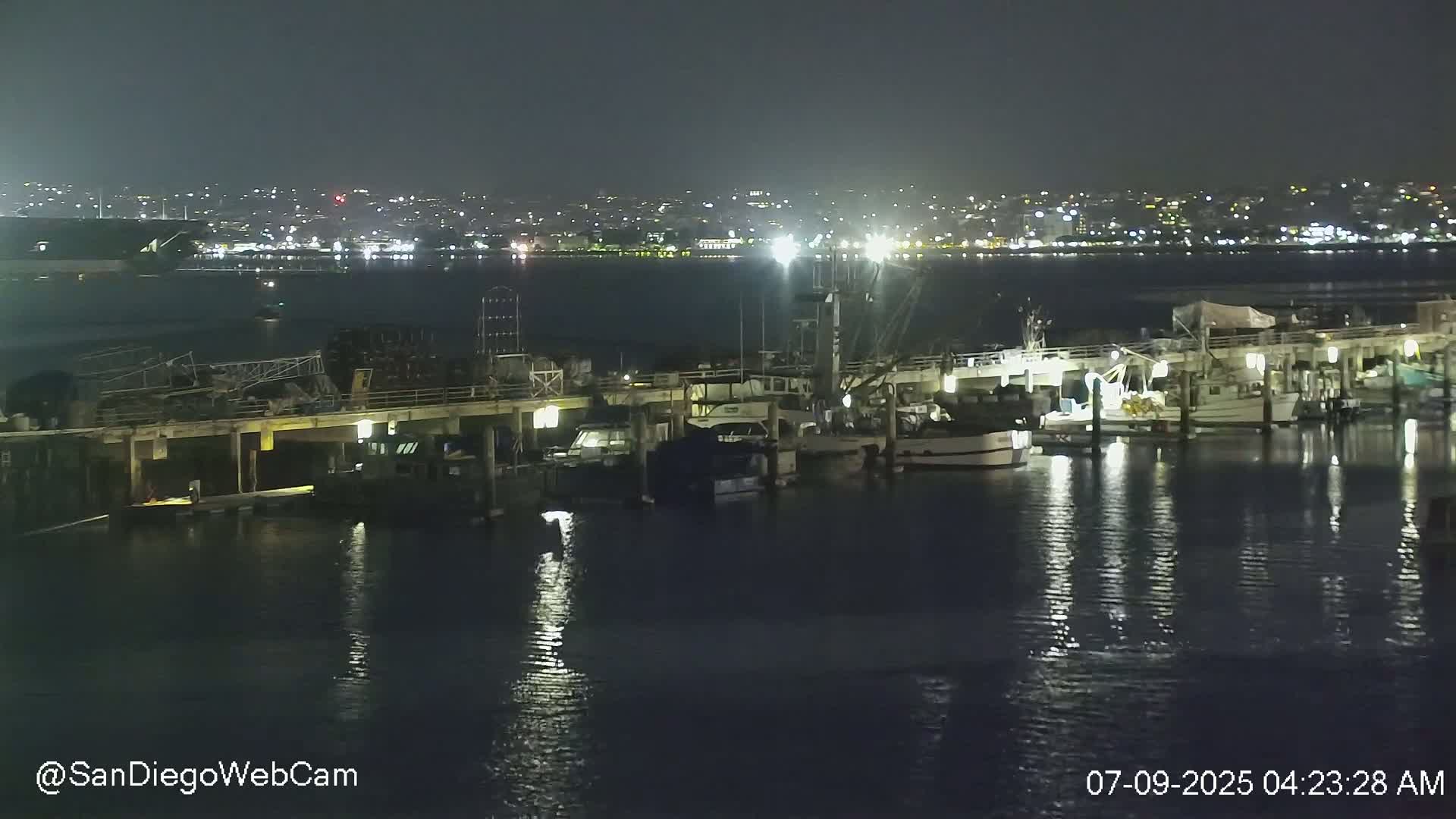 San Diego, Coronado Bridge & Sant Diego City & Bay Skyline View Live Cam - Downtown, San Diego, San Diego County, California, USA