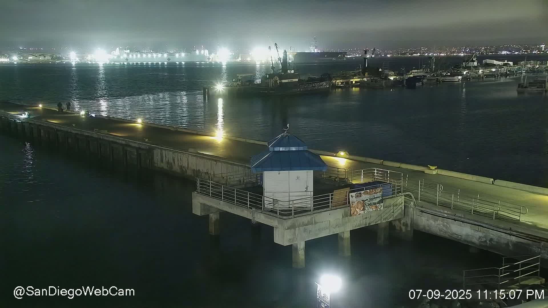 San Diego, Coronado Bridge & Sant Diego City & Bay Skyline View Live Cam - Downtown, San Diego, San Diego County, California, USA