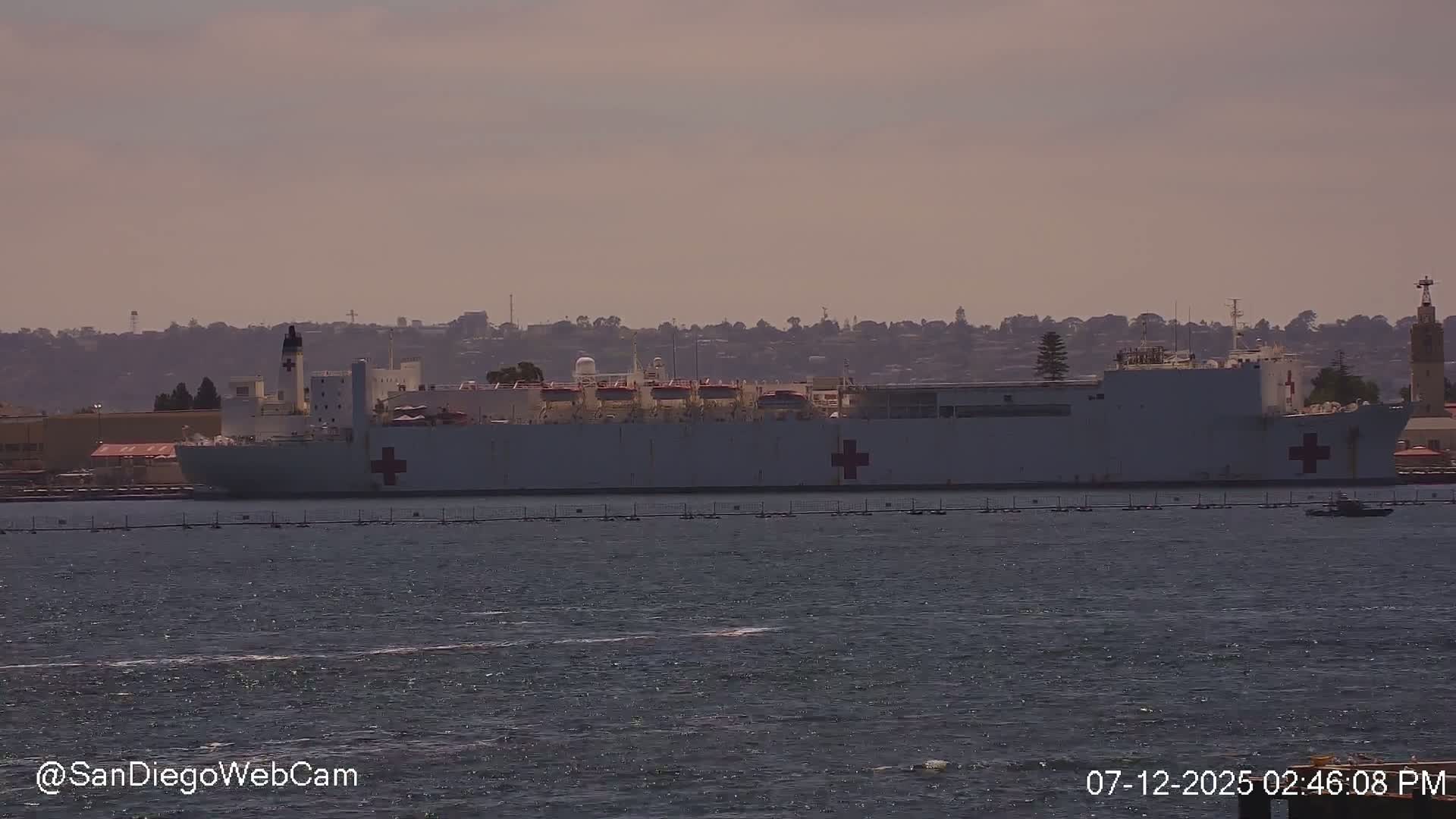 San Diego, Coronado Bridge & Sant Diego City & Bay Skyline View Live Cam - Downtown, San Diego, San Diego County, California, USA