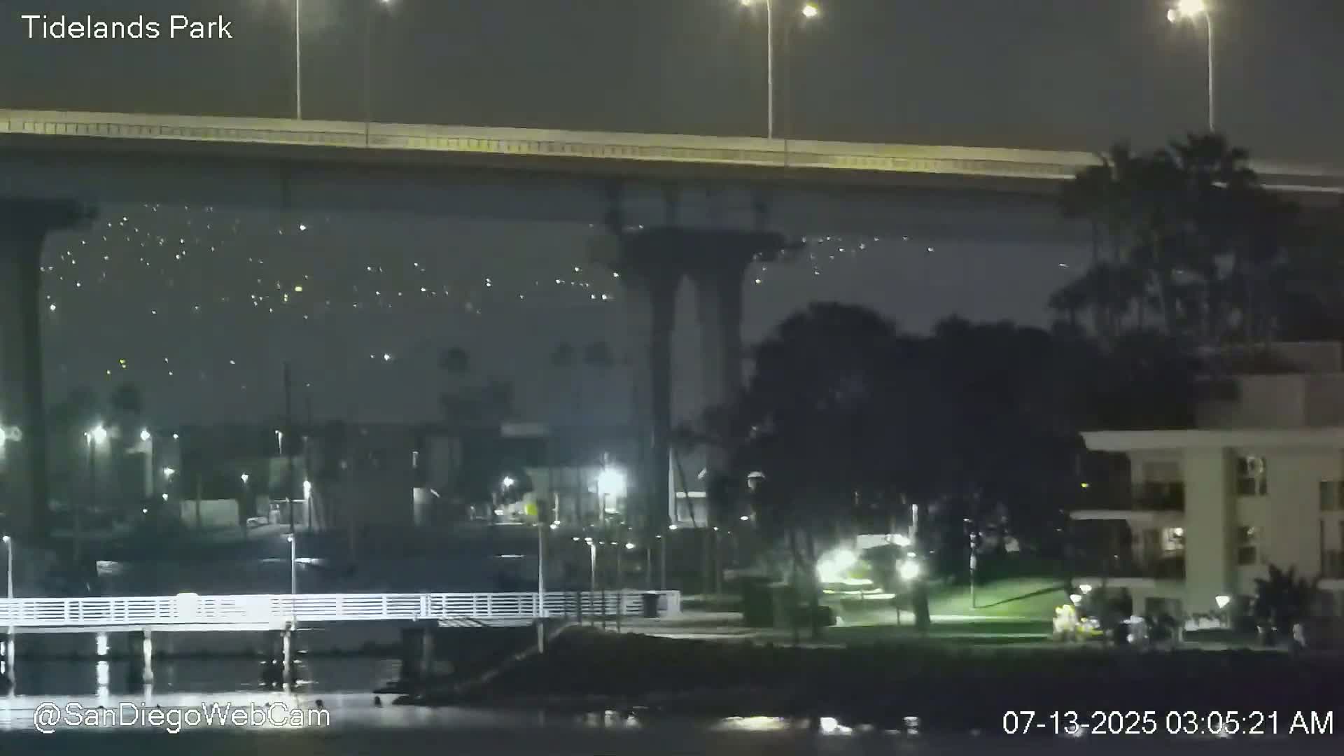 San Diego, Coronado Bridge & Sant Diego City & Bay Skyline View Live Cam - Downtown, San Diego, San Diego County, California, USA