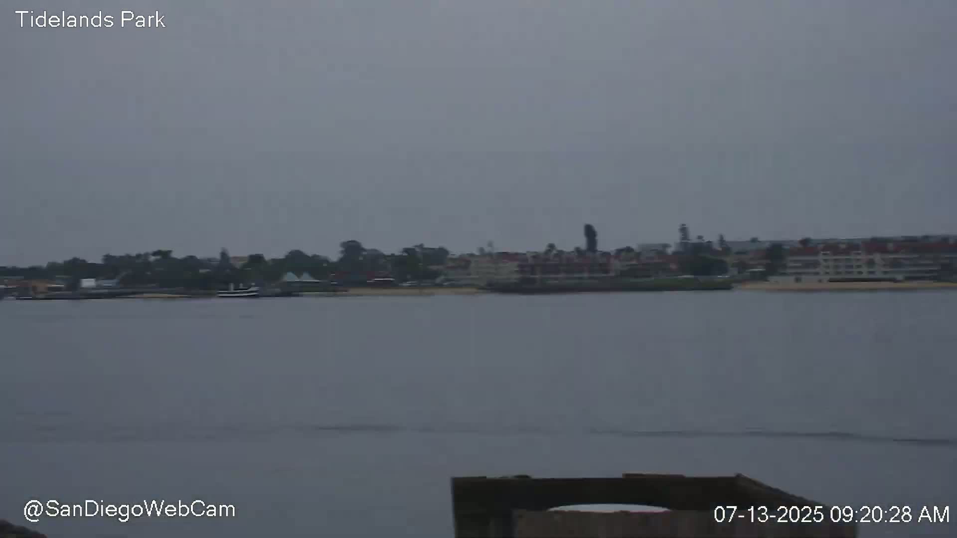 San Diego, Coronado Bridge & Sant Diego City & Bay Skyline View Live Cam - Downtown, San Diego, San Diego County, California, USA