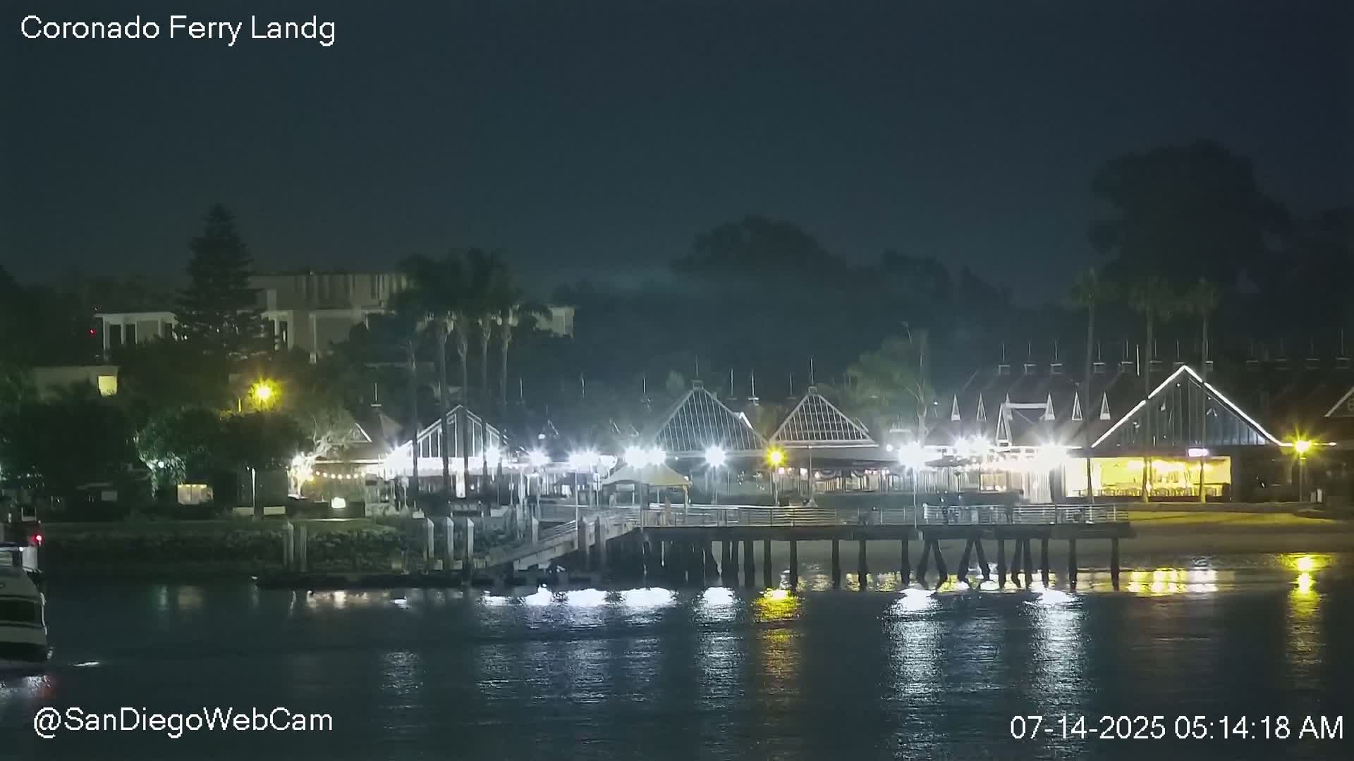 San Diego, Coronado Bridge & Sant Diego City & Bay Skyline View Live Cam - Downtown, San Diego, San Diego County, California, USA