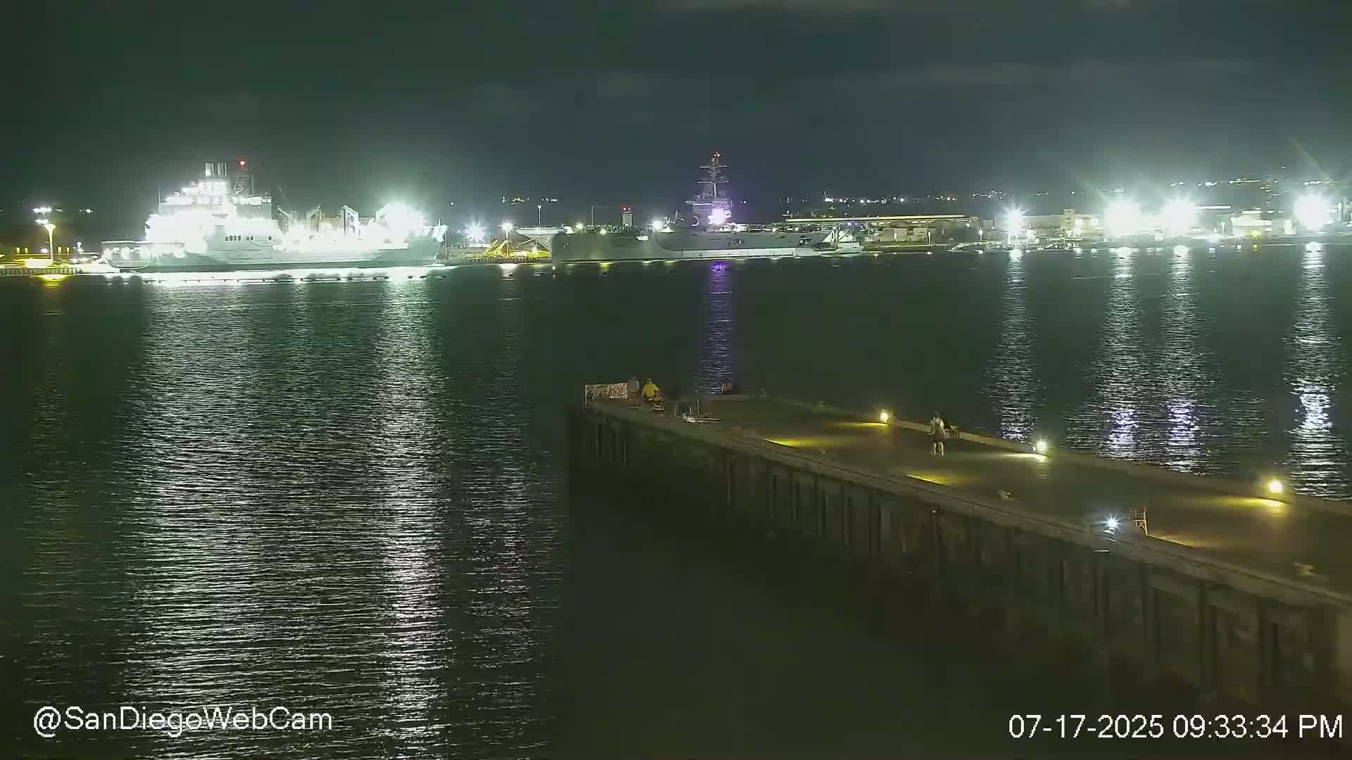 San Diego, Coronado Bridge & Sant Diego City & Bay Skyline View Live Cam - Downtown, San Diego, San Diego County, California, USA