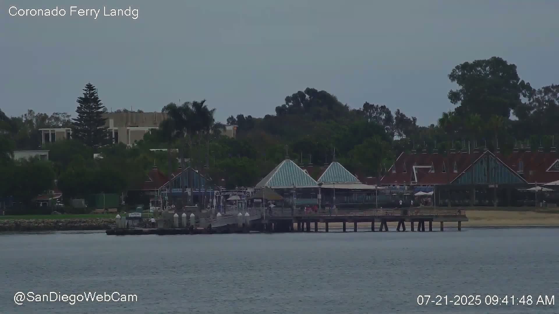 San Diego, Coronado Bridge & Sant Diego City & Bay Skyline View Live Cam - Downtown, San Diego, San Diego County, California, USA