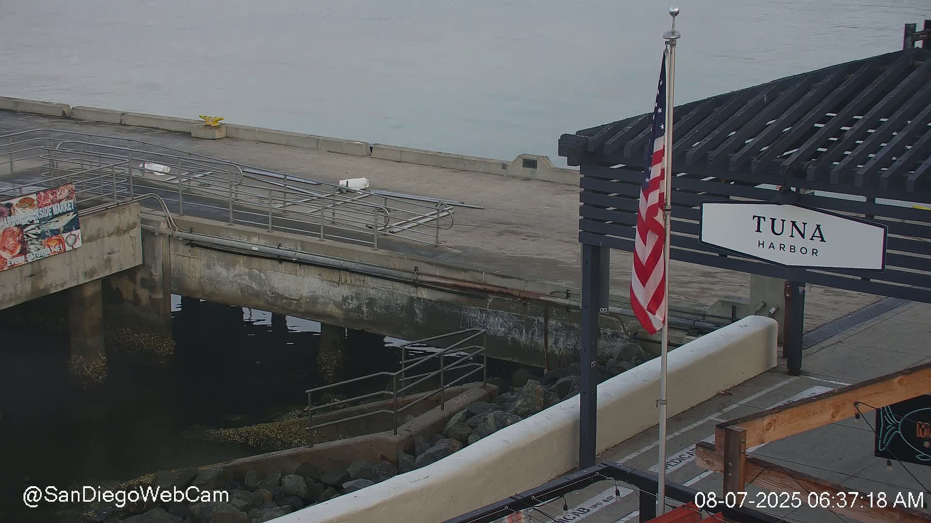 San Diego, Coronado Bridge & Sant Diego City & Bay Skyline View Live Cam - Downtown, San Diego, San Diego County, California, USA