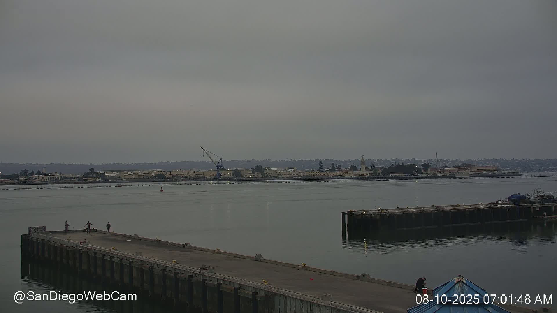 San Diego, Coronado Bridge & Sant Diego City & Bay Skyline View Live Cam - Downtown, San Diego, San Diego County, California, USA