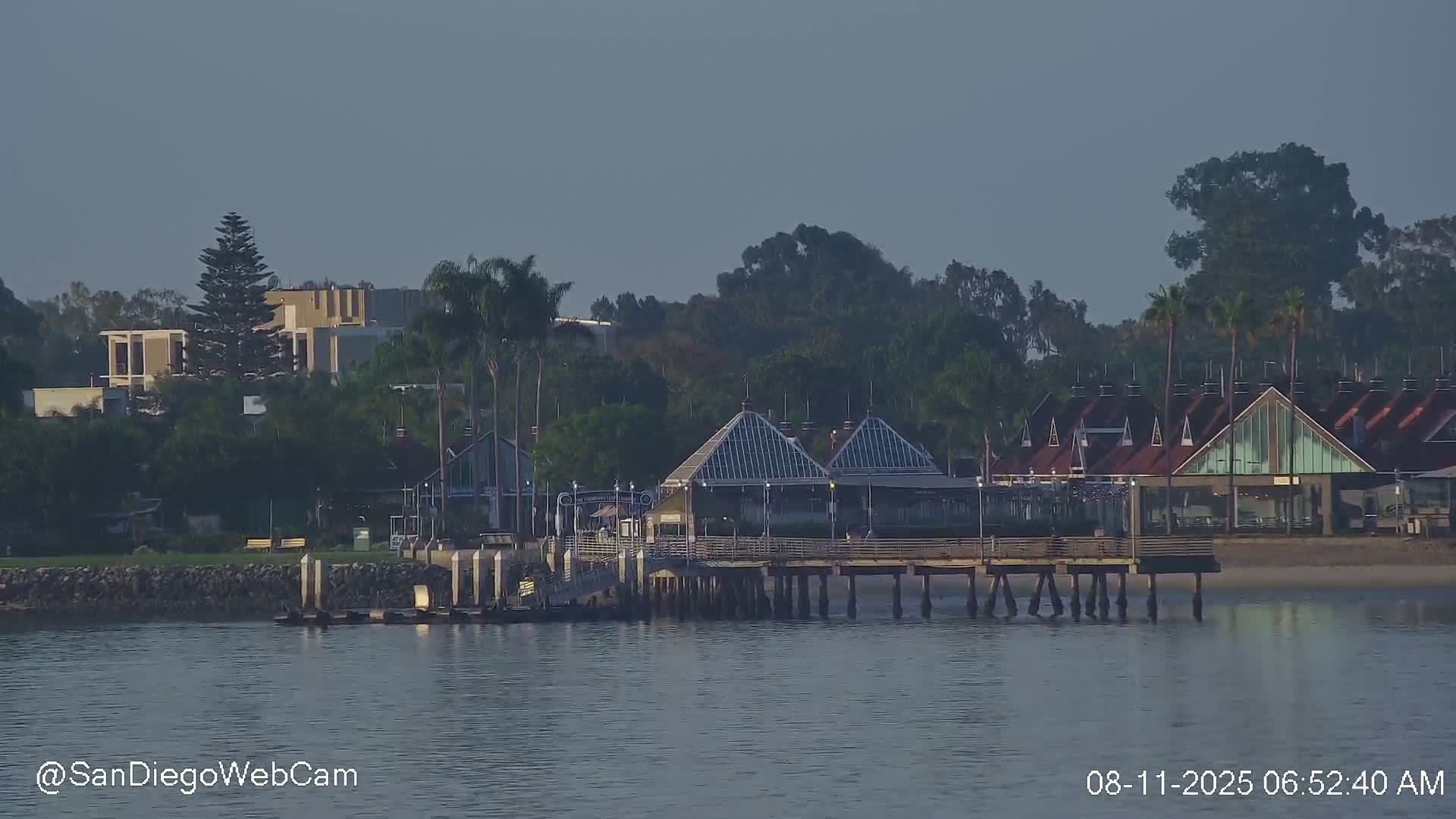 San Diego, Coronado Bridge & Sant Diego City & Bay Skyline View Live Cam - Downtown, San Diego, San Diego County, California, USA