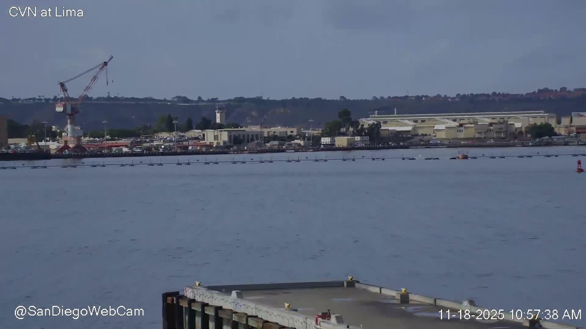 San Diego, Coronado Bridge & Sant Diego City & Bay Skyline View Live Cam - Downtown, San Diego, San Diego County, California, USA