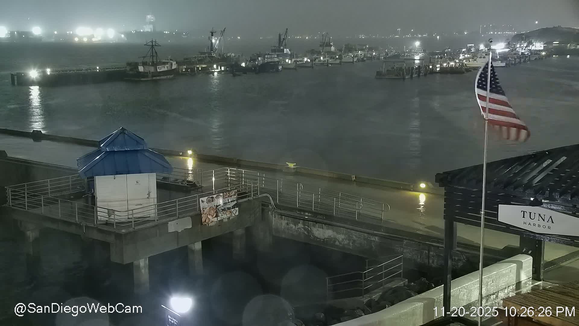 San Diego, Coronado Bridge & Sant Diego City & Bay Skyline View Live Cam - Downtown, San Diego, San Diego County, California, USA