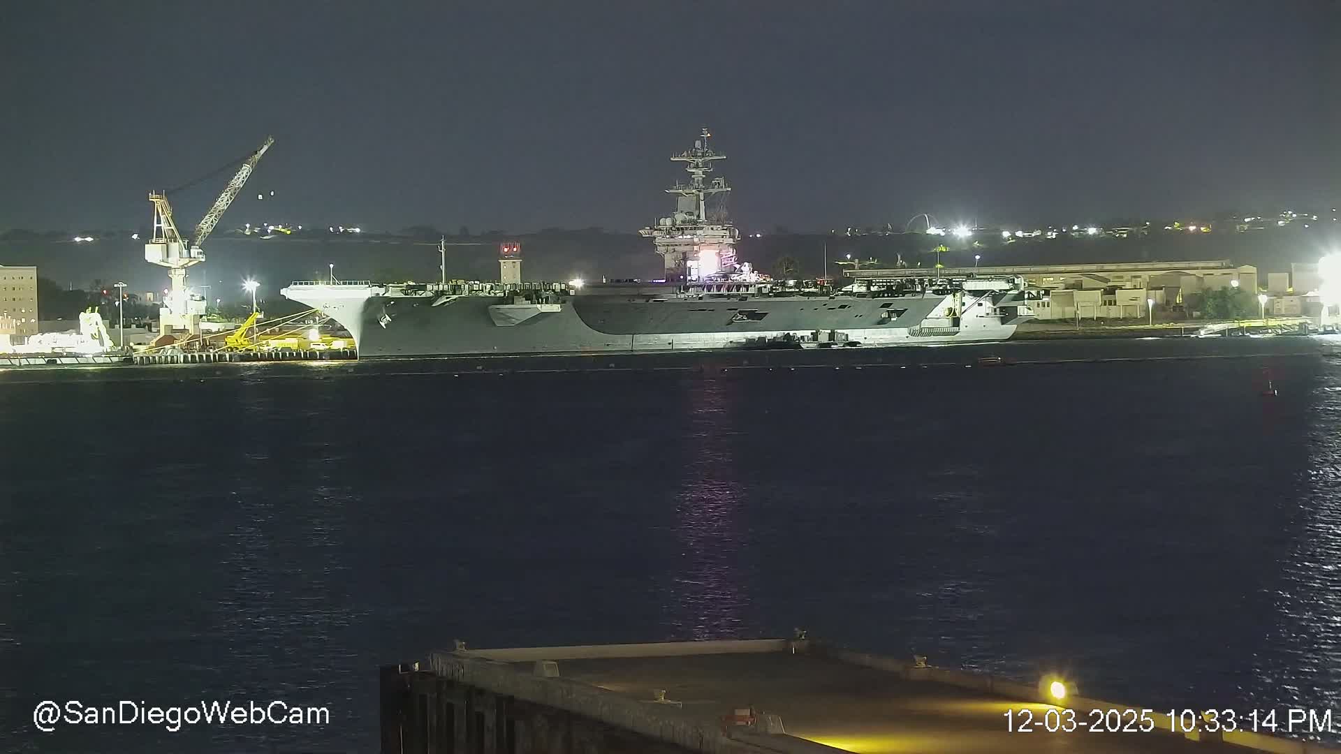 San Diego, Coronado Bridge & Sant Diego City & Bay Skyline View Live Cam - Downtown, San Diego, San Diego County, California, USA