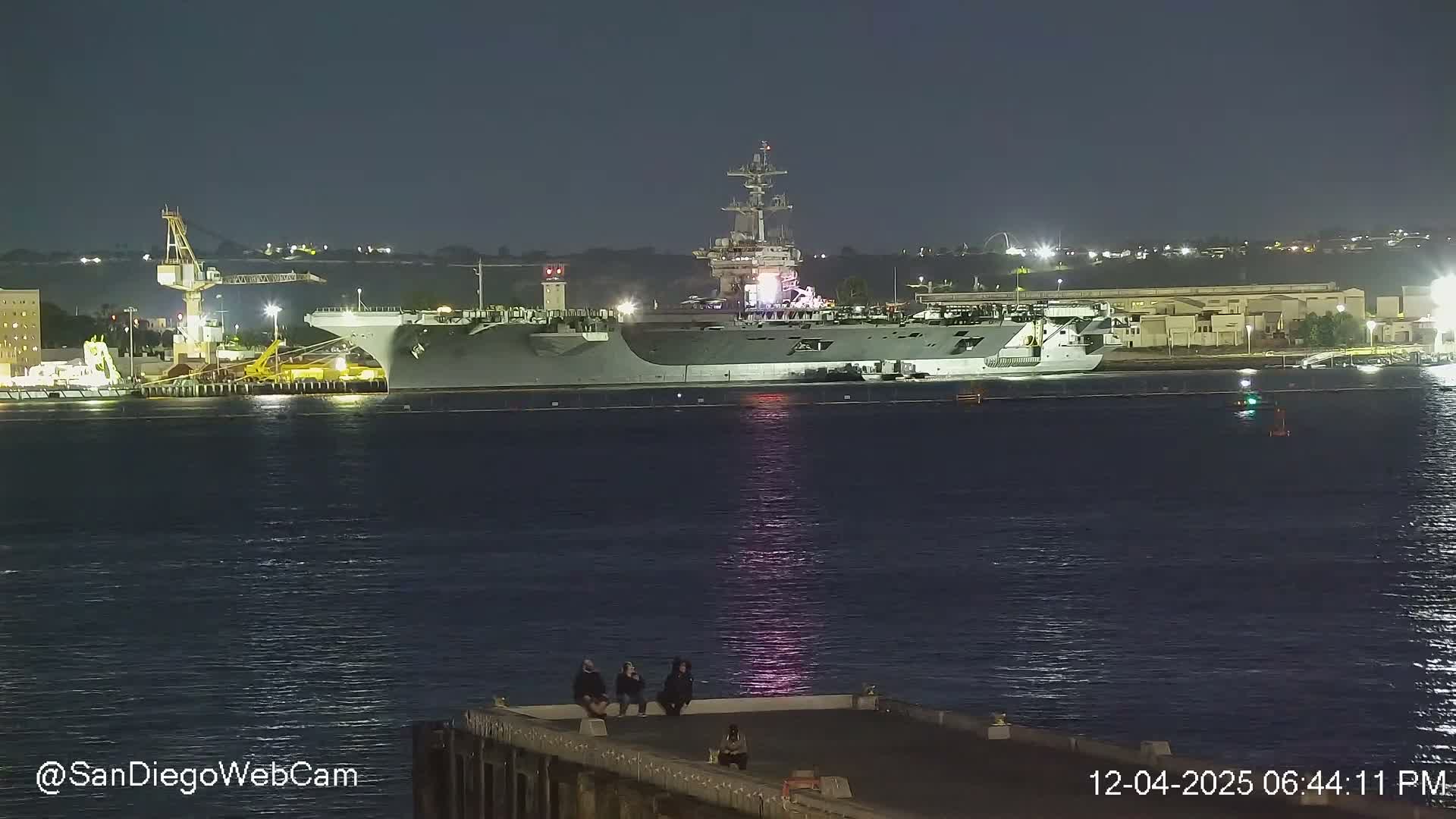 San Diego, Coronado Bridge & Sant Diego City & Bay Skyline View Live Cam - Downtown, San Diego, San Diego County, California, USA