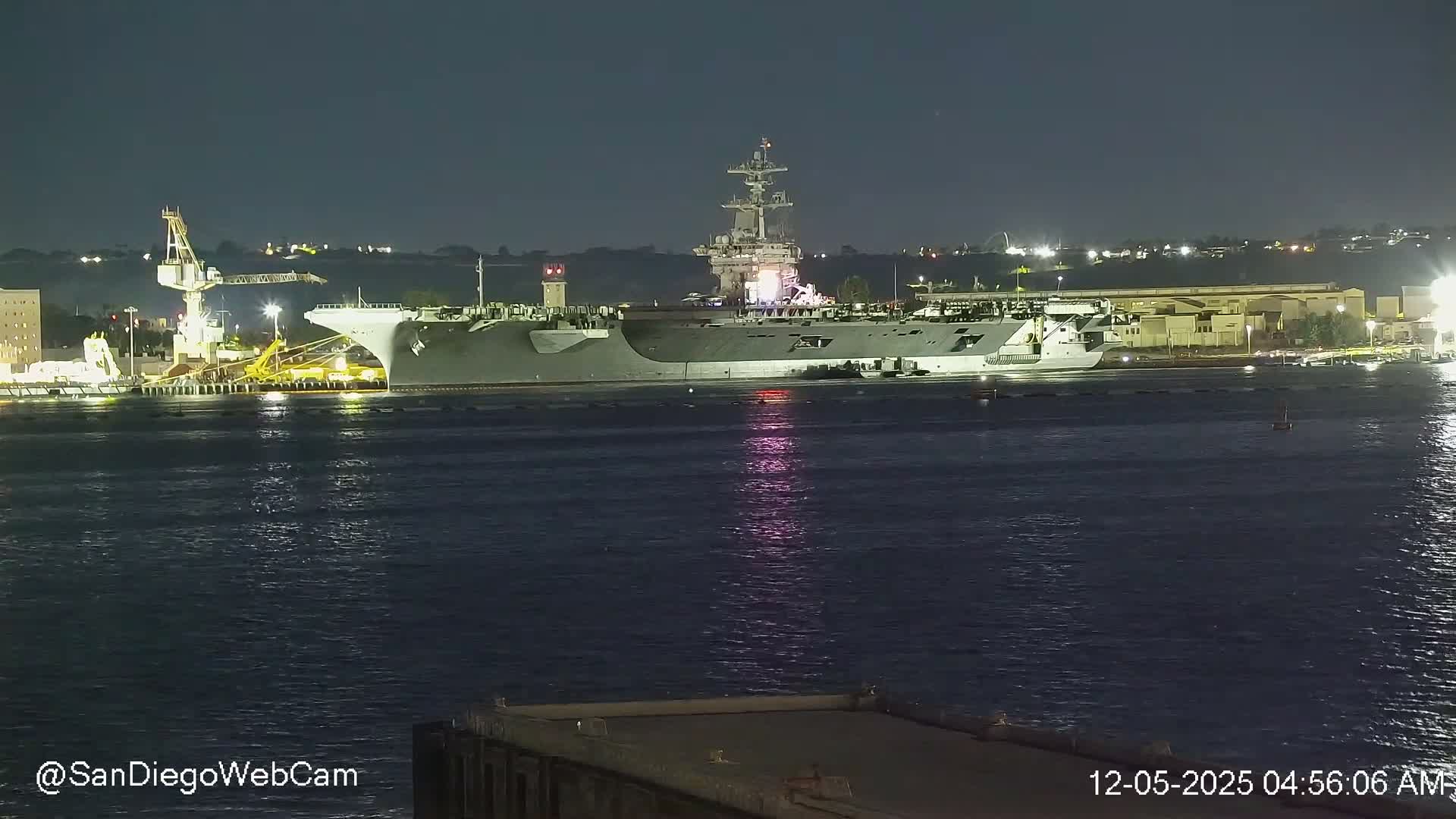 San Diego, Coronado Bridge & Sant Diego City & Bay Skyline View Live Cam - Downtown, San Diego, San Diego County, California, USA