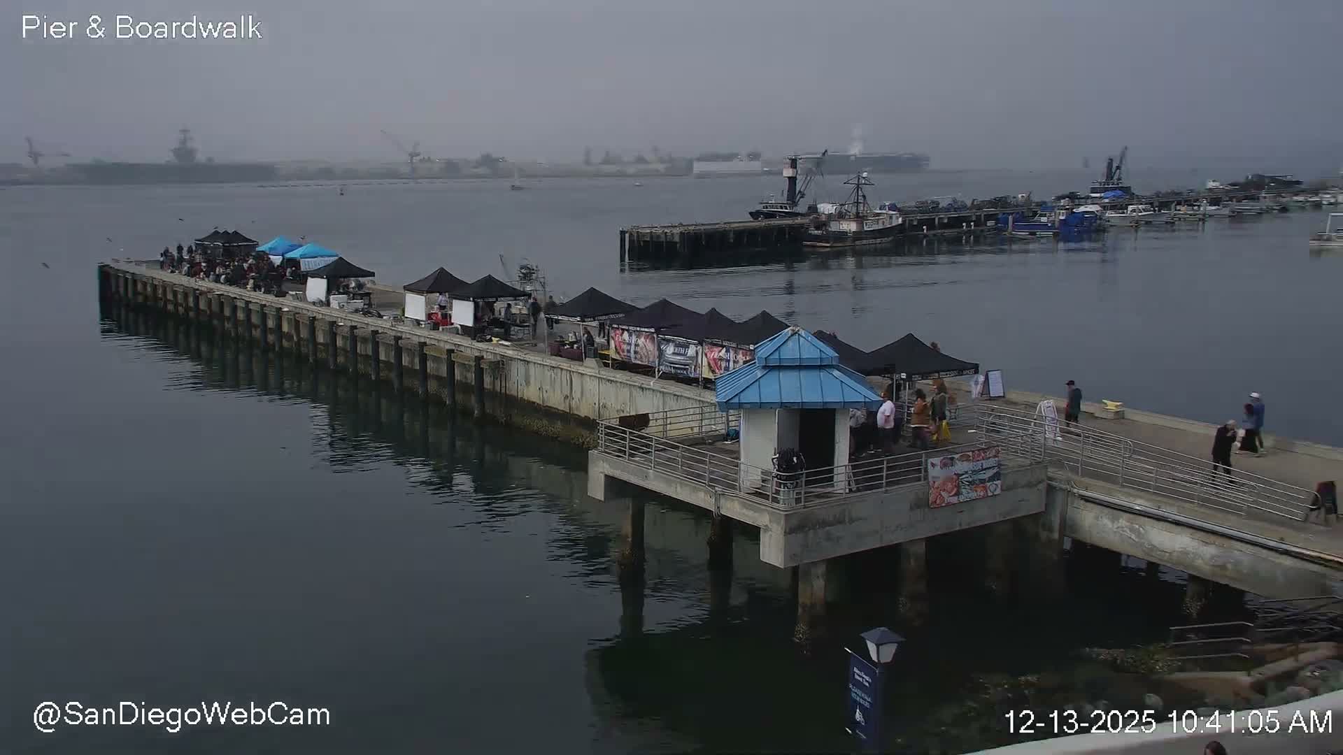 San Diego, Coronado Bridge & Sant Diego City & Bay Skyline View Live Cam - Downtown, San Diego, San Diego County, California, USA