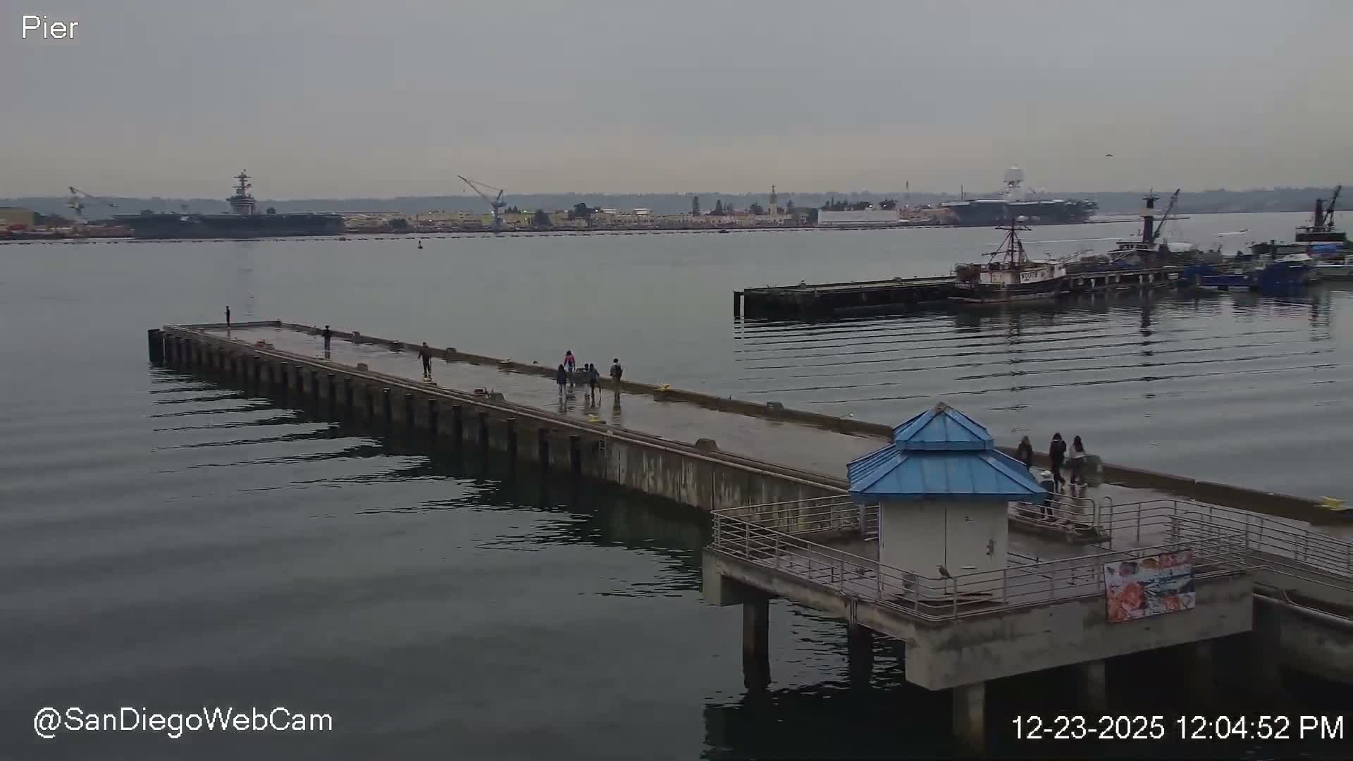 San Diego, Coronado Bridge & Sant Diego City & Bay Skyline View Live Cam - Downtown, San Diego, San Diego County, California, USA