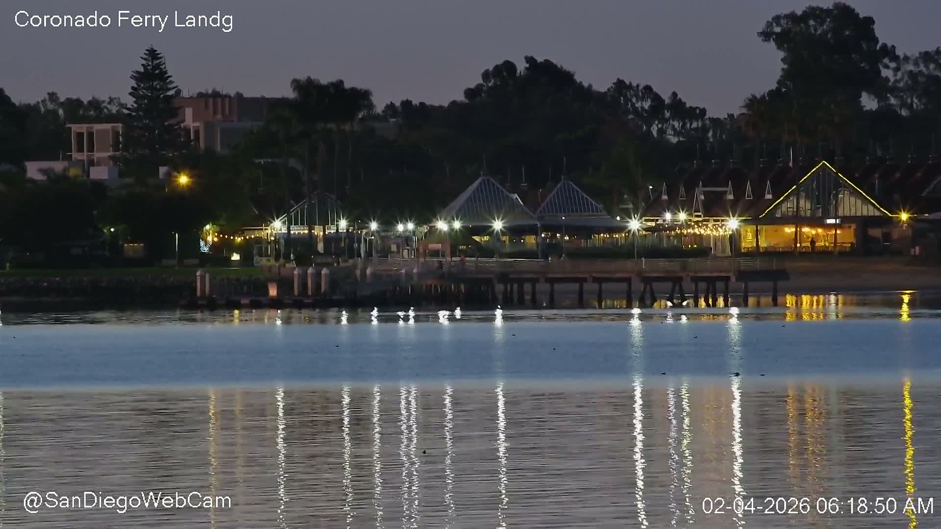 San Diego, Coronado Bridge & Sant Diego City & Bay Skyline View Live Cam - Downtown, San Diego, San Diego County, California, USA