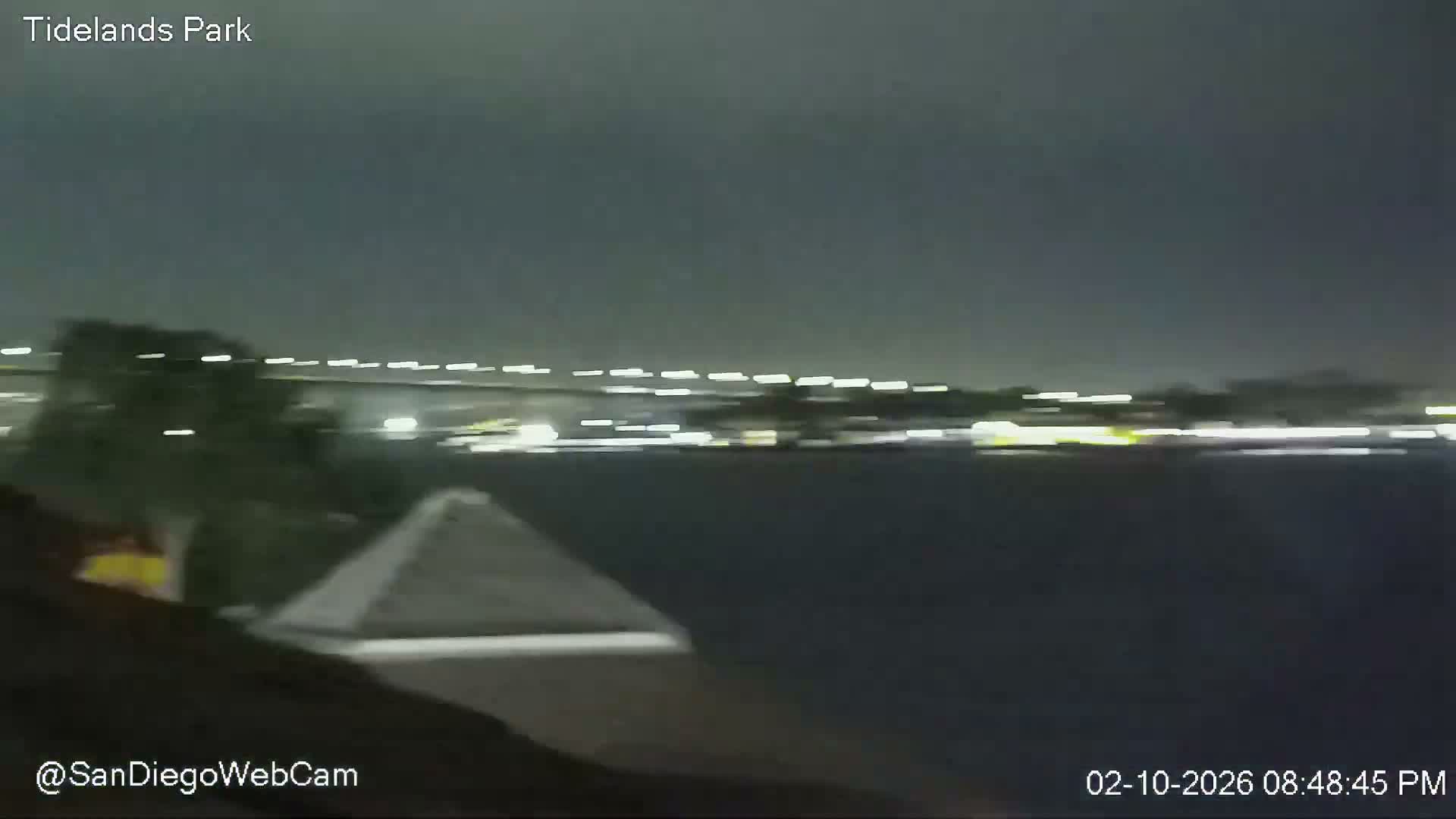San Diego, Coronado Bridge & Sant Diego City & Bay Skyline View Live Cam - Downtown, San Diego, San Diego County, California, USA