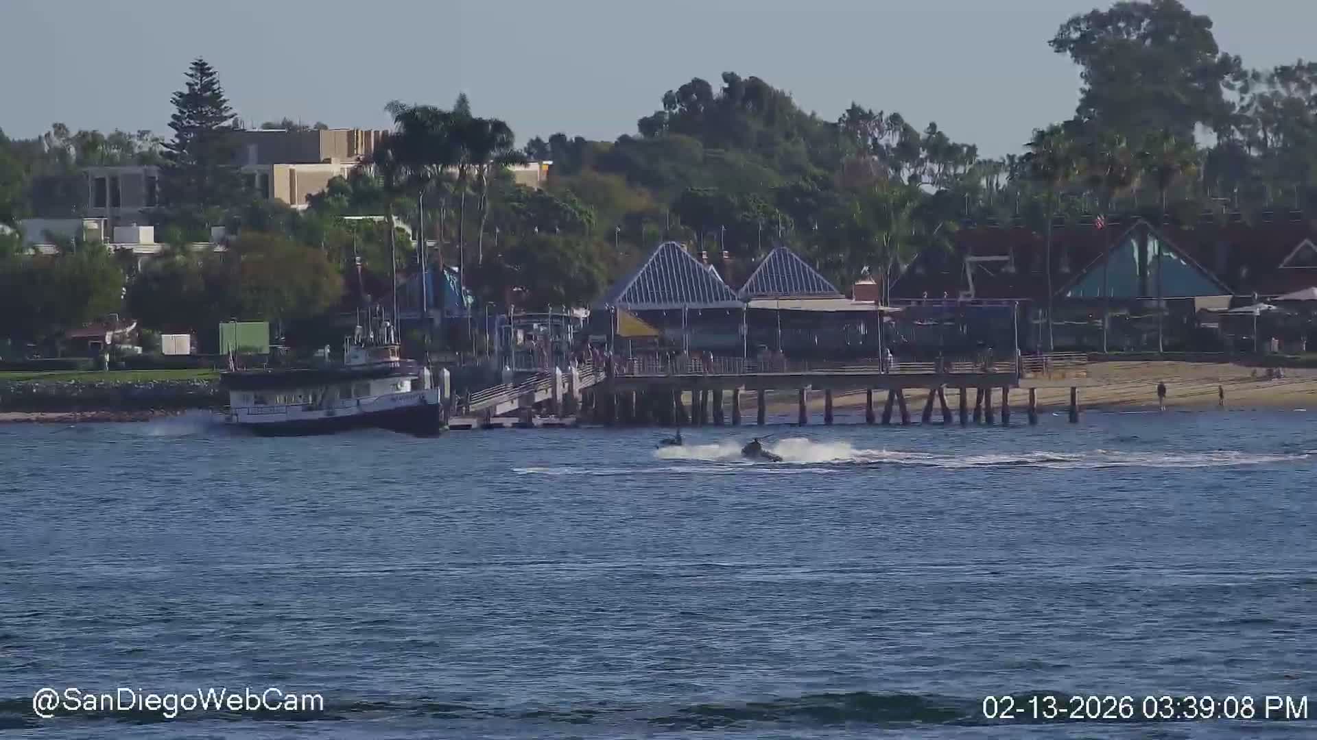 San Diego, Coronado Bridge & Sant Diego City & Bay Skyline View Live Cam - Downtown, San Diego, San Diego County, California, USA