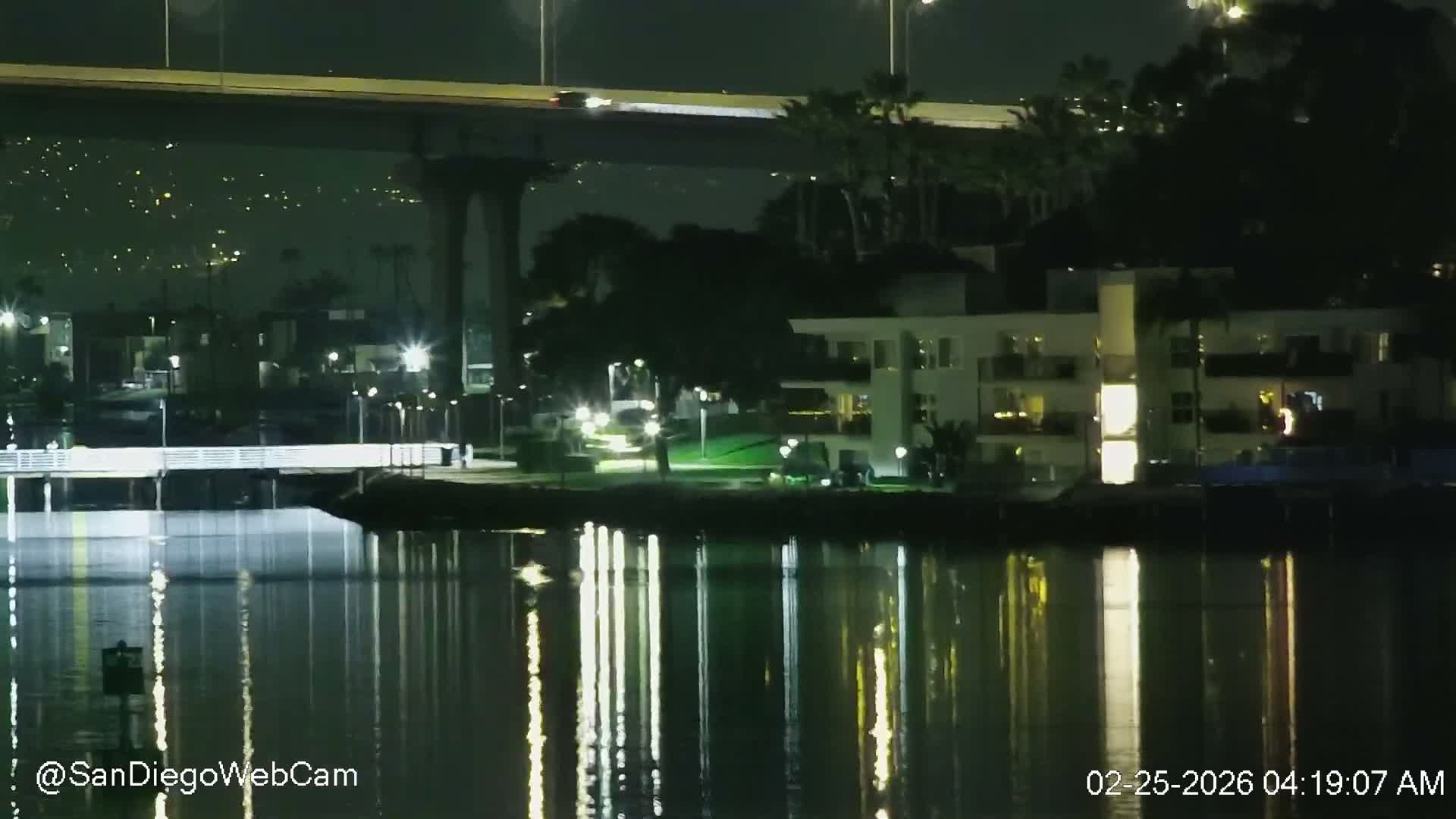 San Diego, Coronado Bridge & Sant Diego City & Bay Skyline View Live Cam - Downtown, San Diego, San Diego County, California, USA