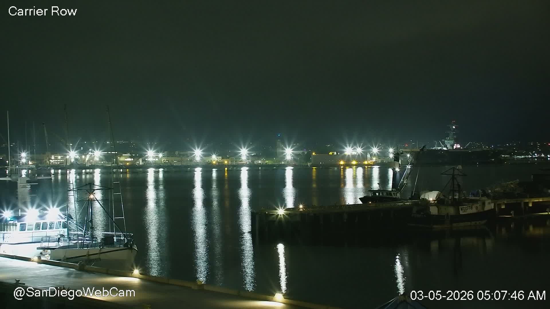 San Diego, Coronado Bridge & Sant Diego City & Bay Skyline View Live Cam - Downtown, San Diego, San Diego County, California, USA
