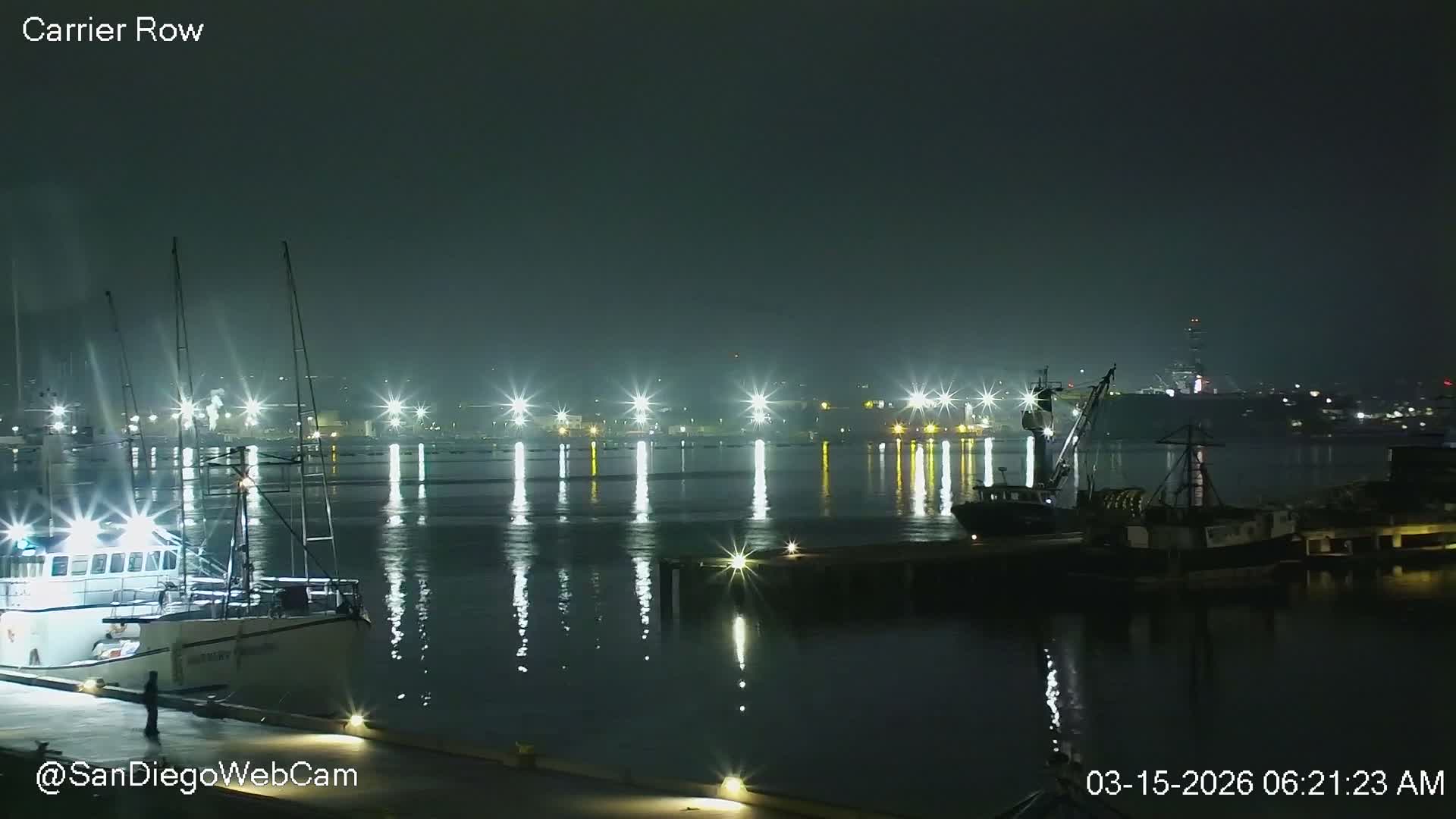 San Diego, Coronado Bridge & Sant Diego City & Bay Skyline View Live Cam - Downtown, San Diego, San Diego County, California, USA