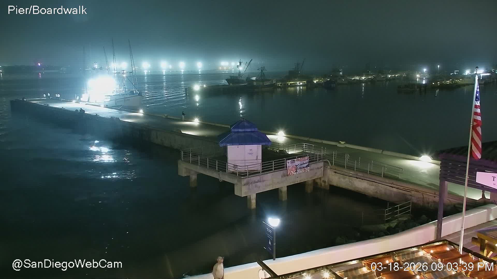 San Diego, Coronado Bridge & Sant Diego City & Bay Skyline View Live Cam - Downtown, San Diego, San Diego County, California, USA