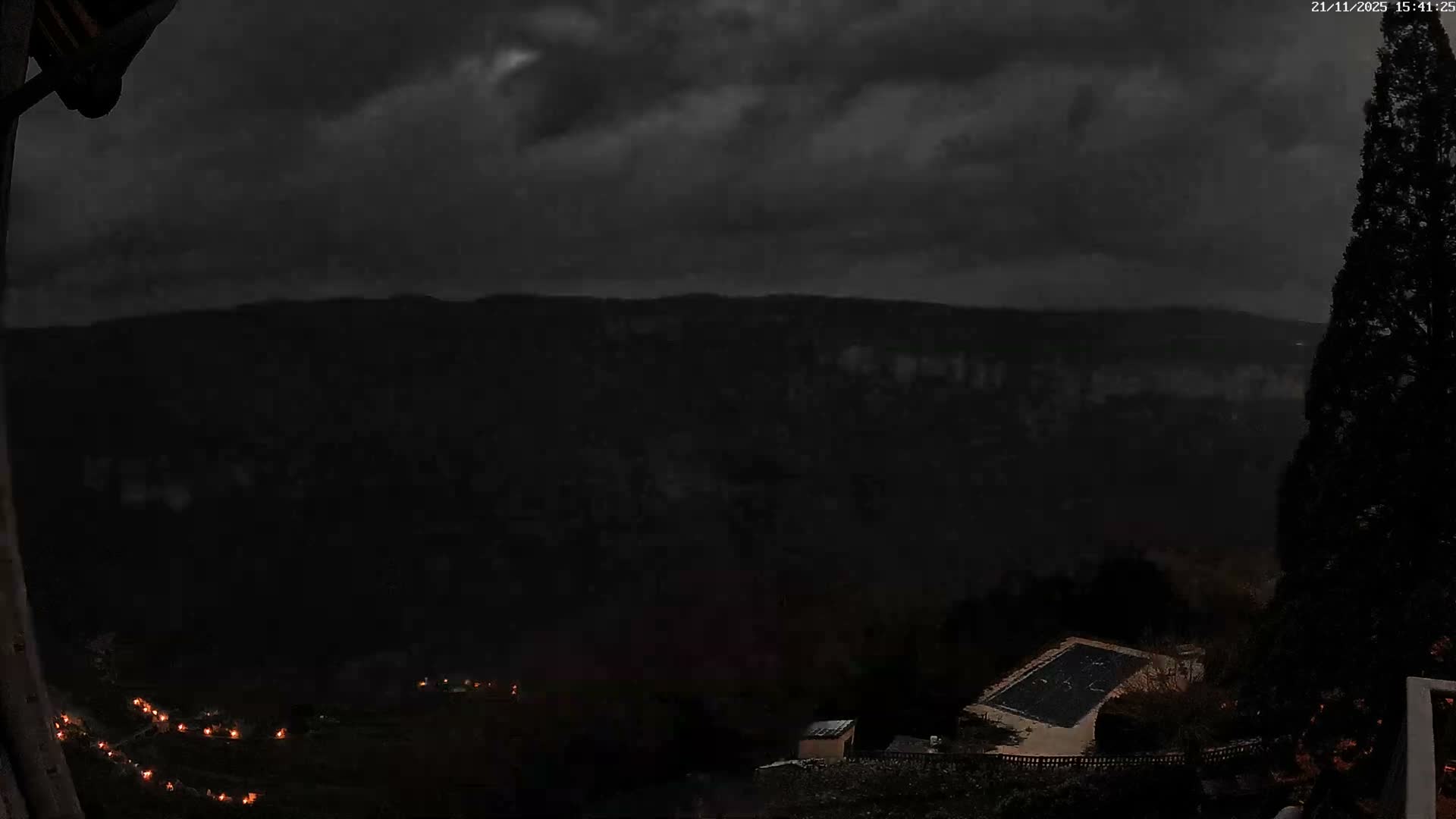 Les Gorges du Tarn (The Gorges of Tarn) View from Saint-Romme-de-Dolan Village Live Cam - Florac, Lozère, Occitanie, France