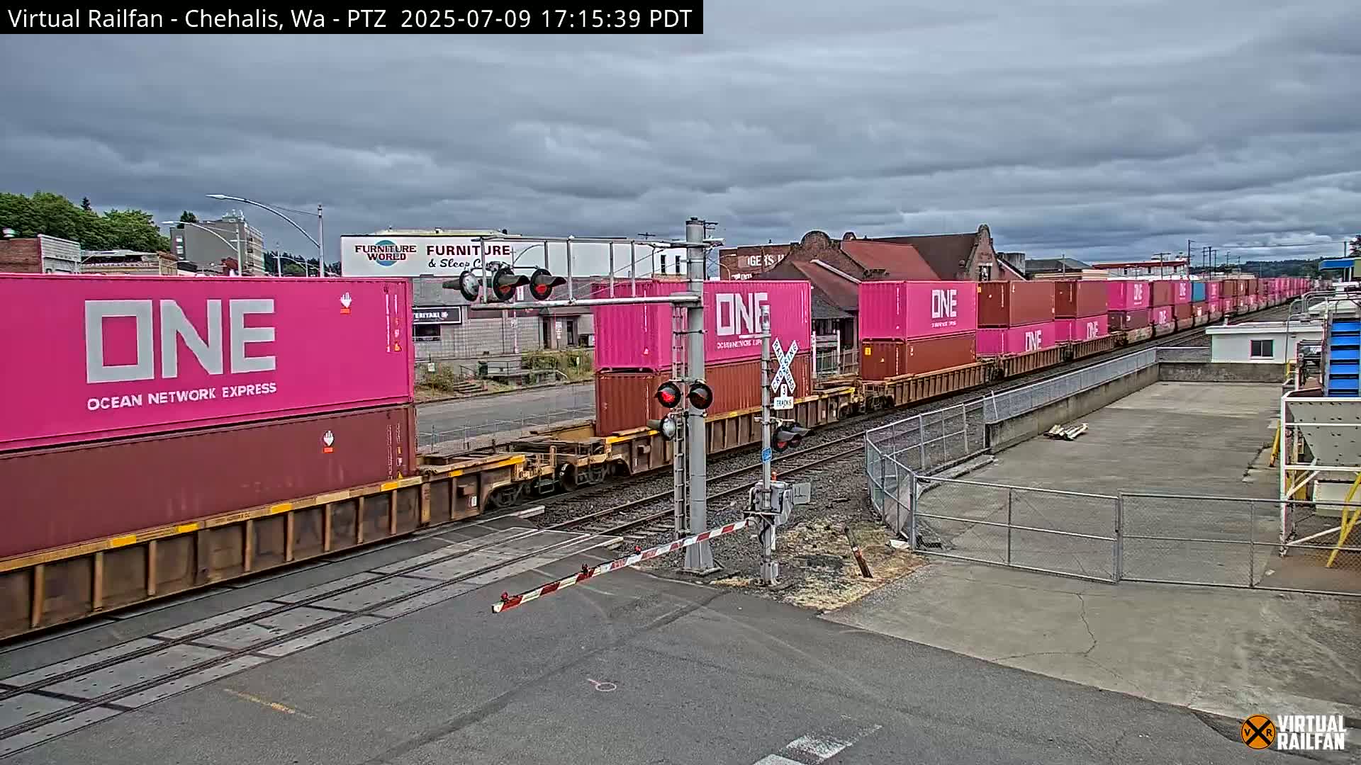 Chehalis City & Railway Junction N Market Bouleuvard X NW Front Street x NW West Street Live Cam - Chehalis, Lewis, Washington, USA