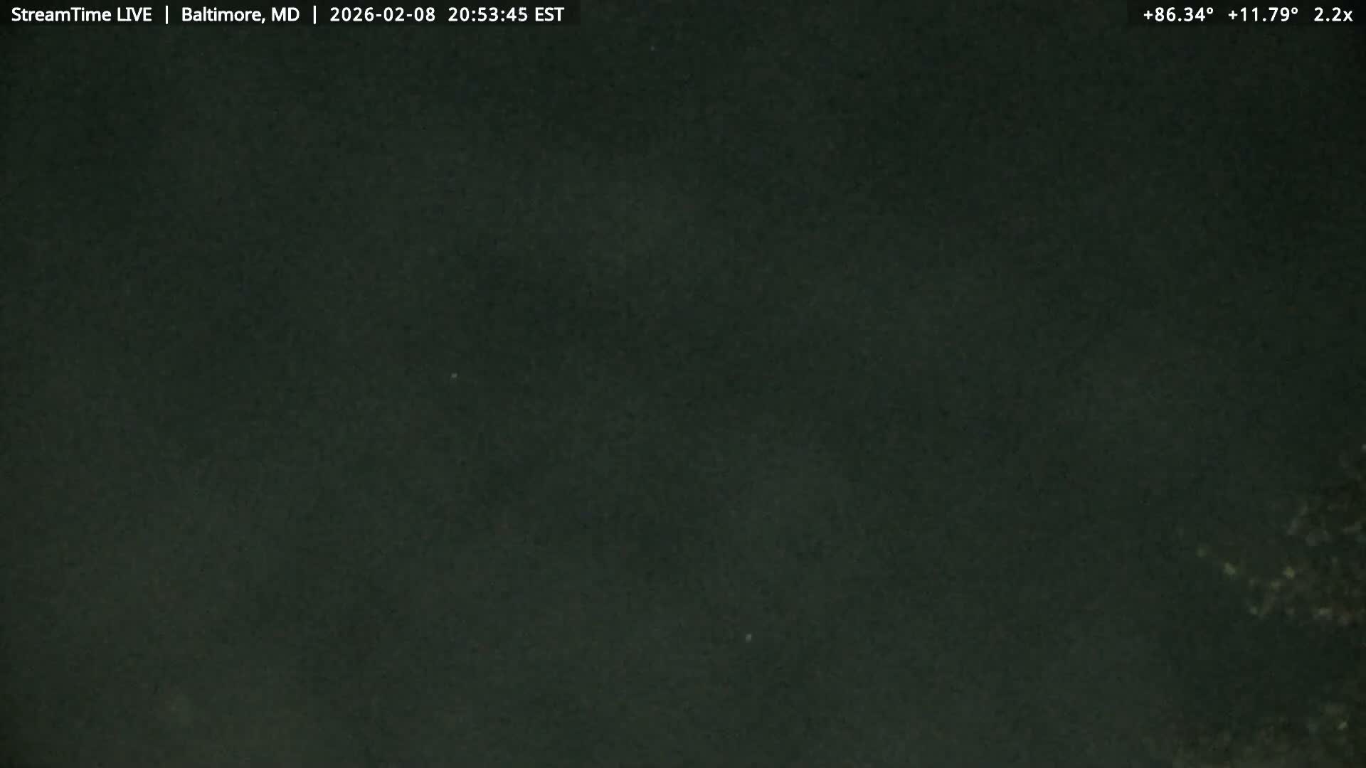 Baltimore Silhouette & Brandon Shores Power Plant Pier  from Fort Smallwood Park Live Cam - Pasadena, Anne Arundel, Maryland, USA
