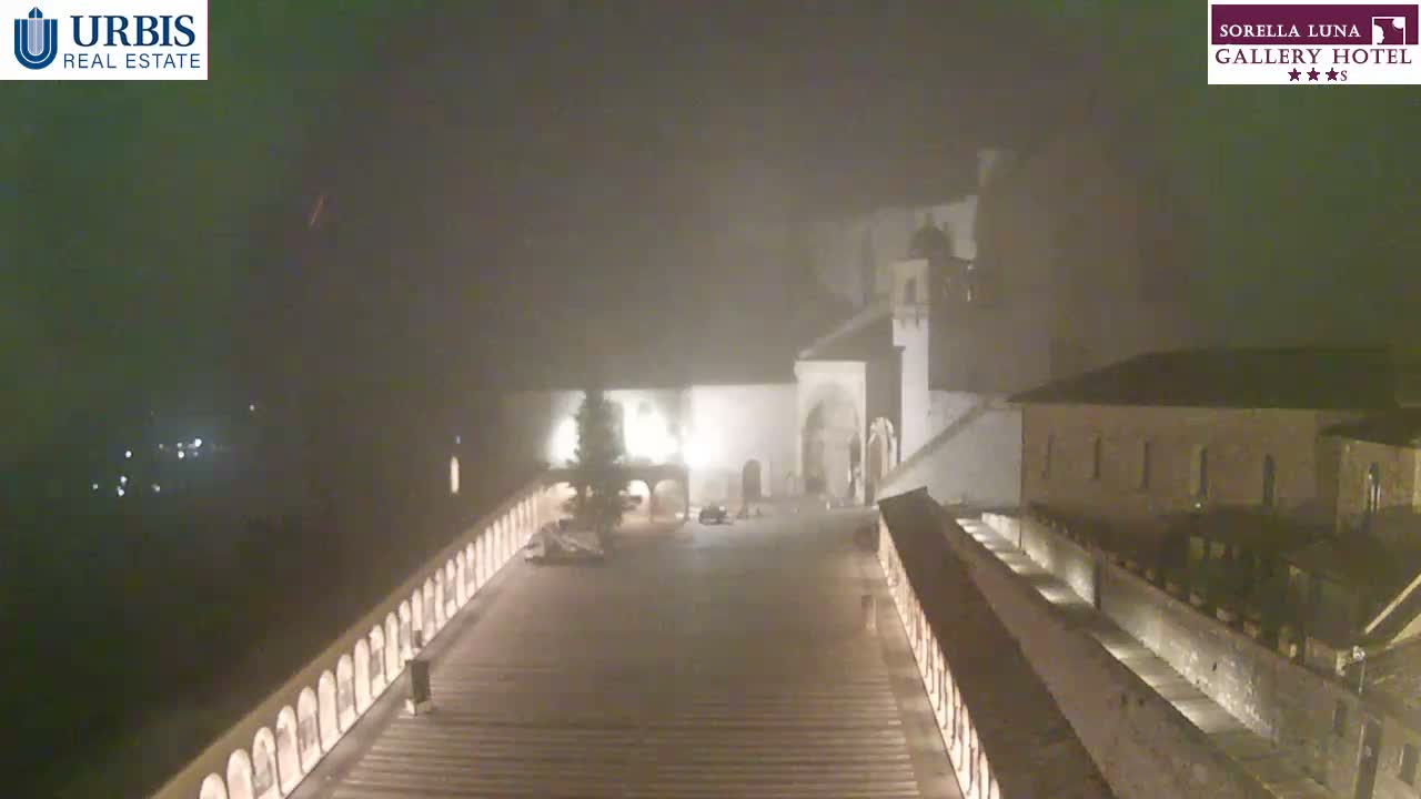 Assisi Basilica of San Francesco Live Cam - Perugia, Umbria, Italy