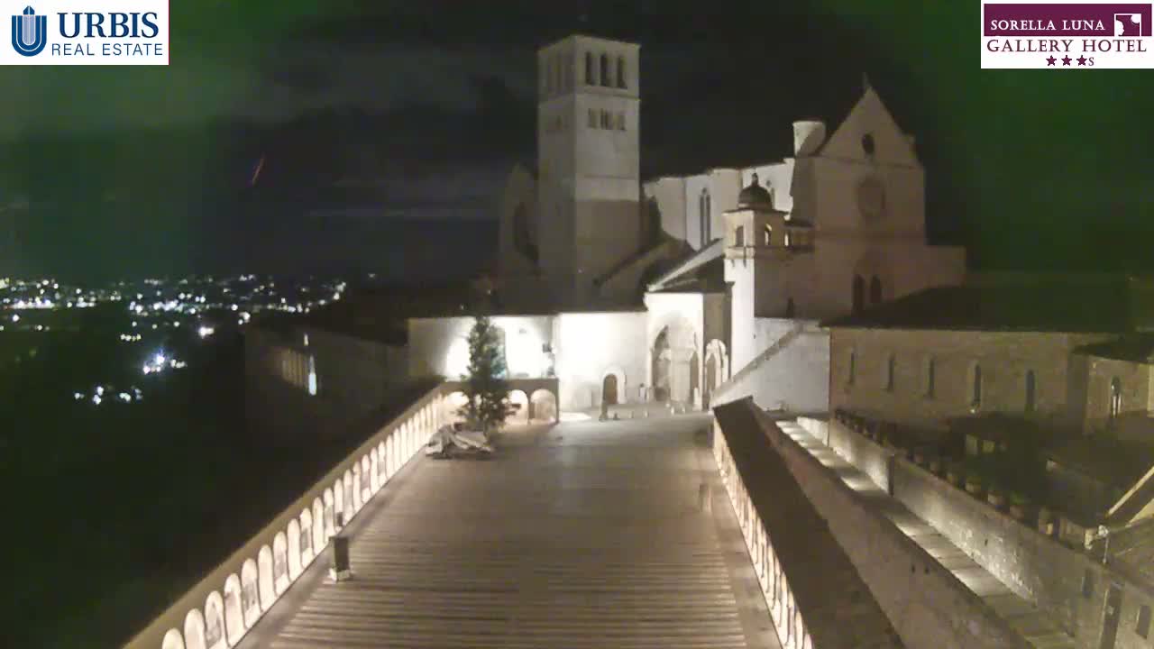 Assisi Basilica of San Francesco Live Cam - Perugia, Umbria, Italy