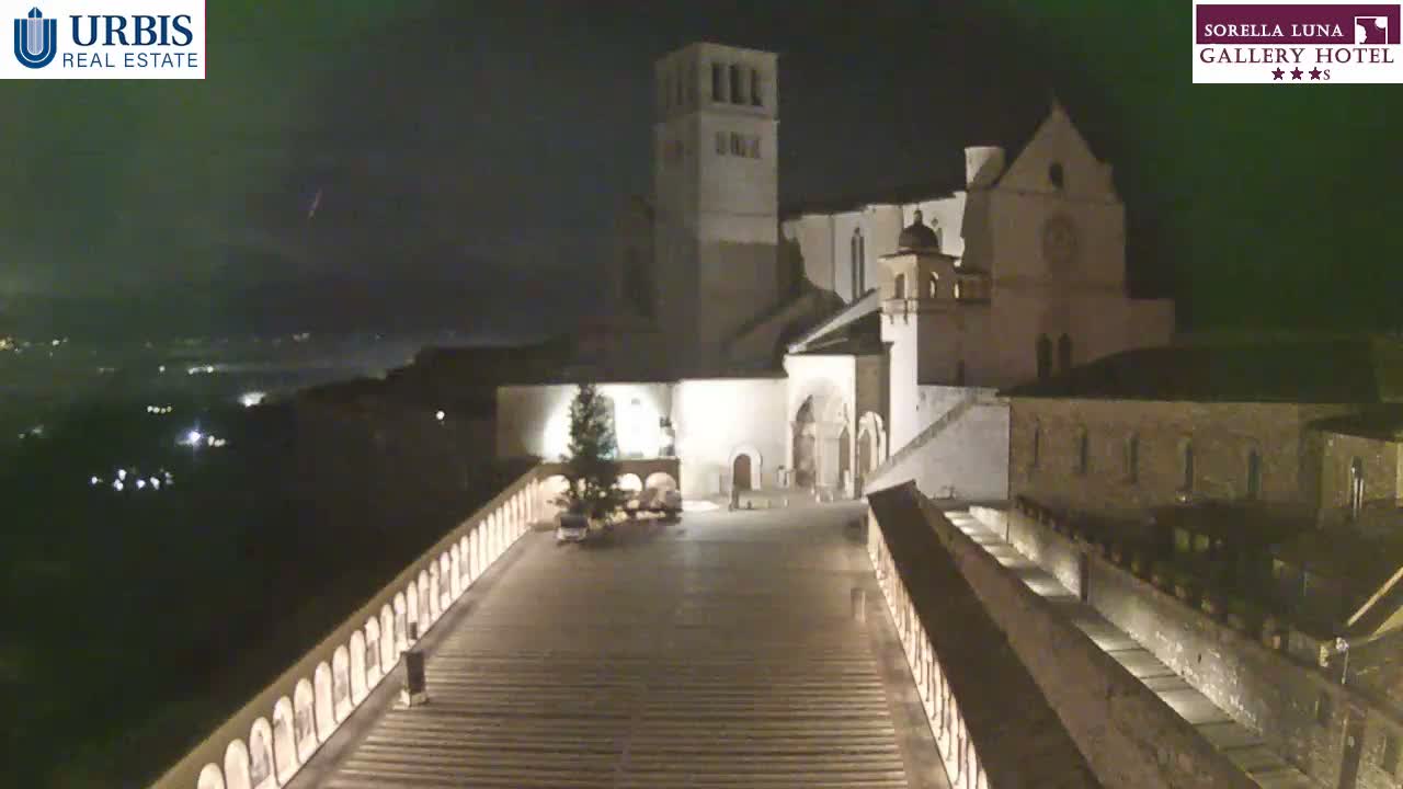 Assisi Basilica of San Francesco Live Cam - Perugia, Umbria, Italy