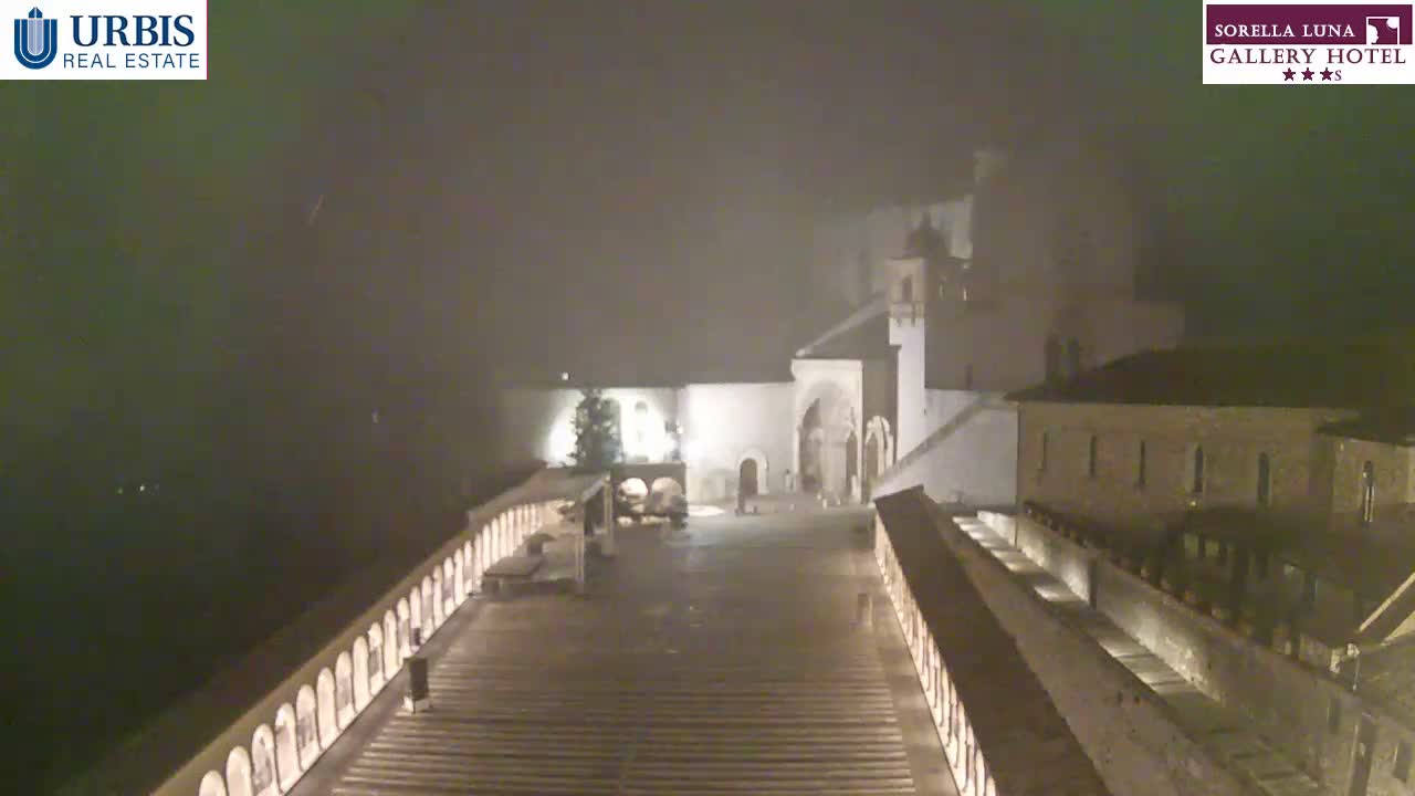 Assisi Basilica of San Francesco Live Cam - Perugia, Umbria, Italy
