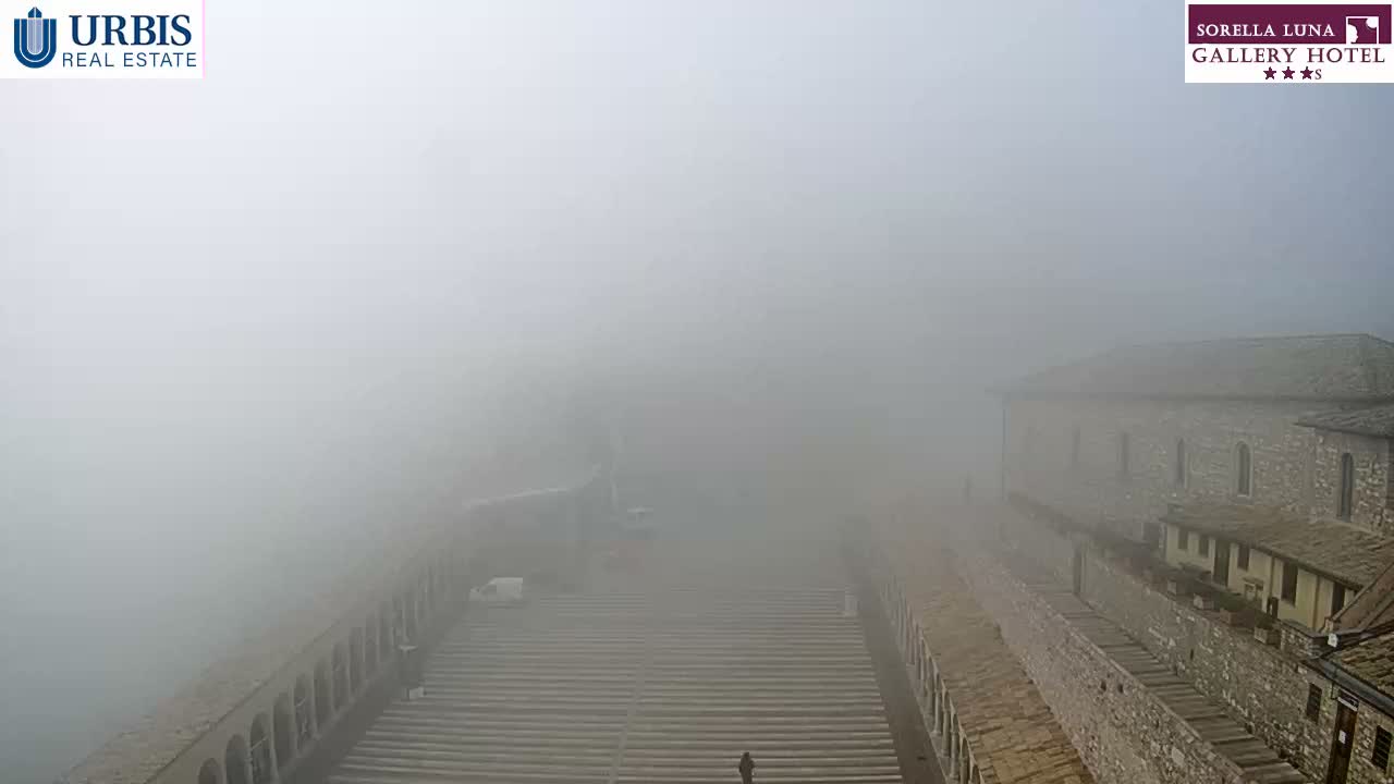 Assisi Basilica of San Francesco Live Cam - Perugia, Umbria, Italy