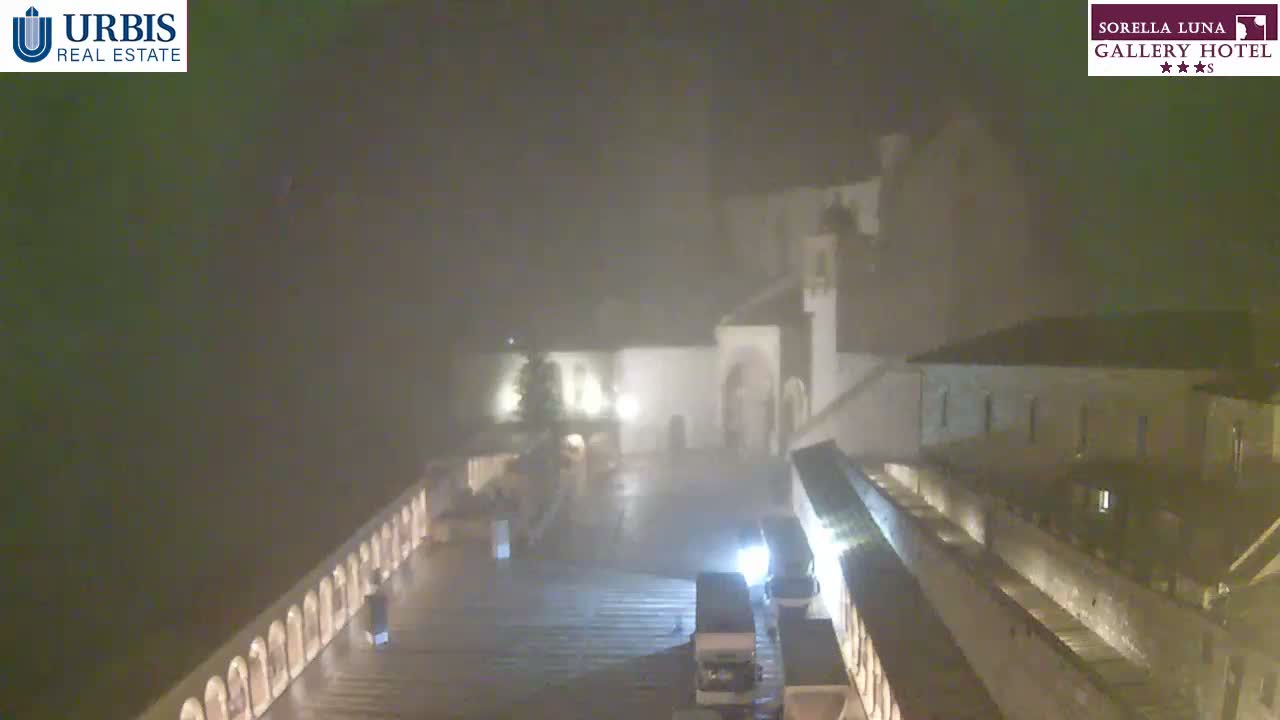 Assisi Basilica of San Francesco Live Cam - Perugia, Umbria, Italy