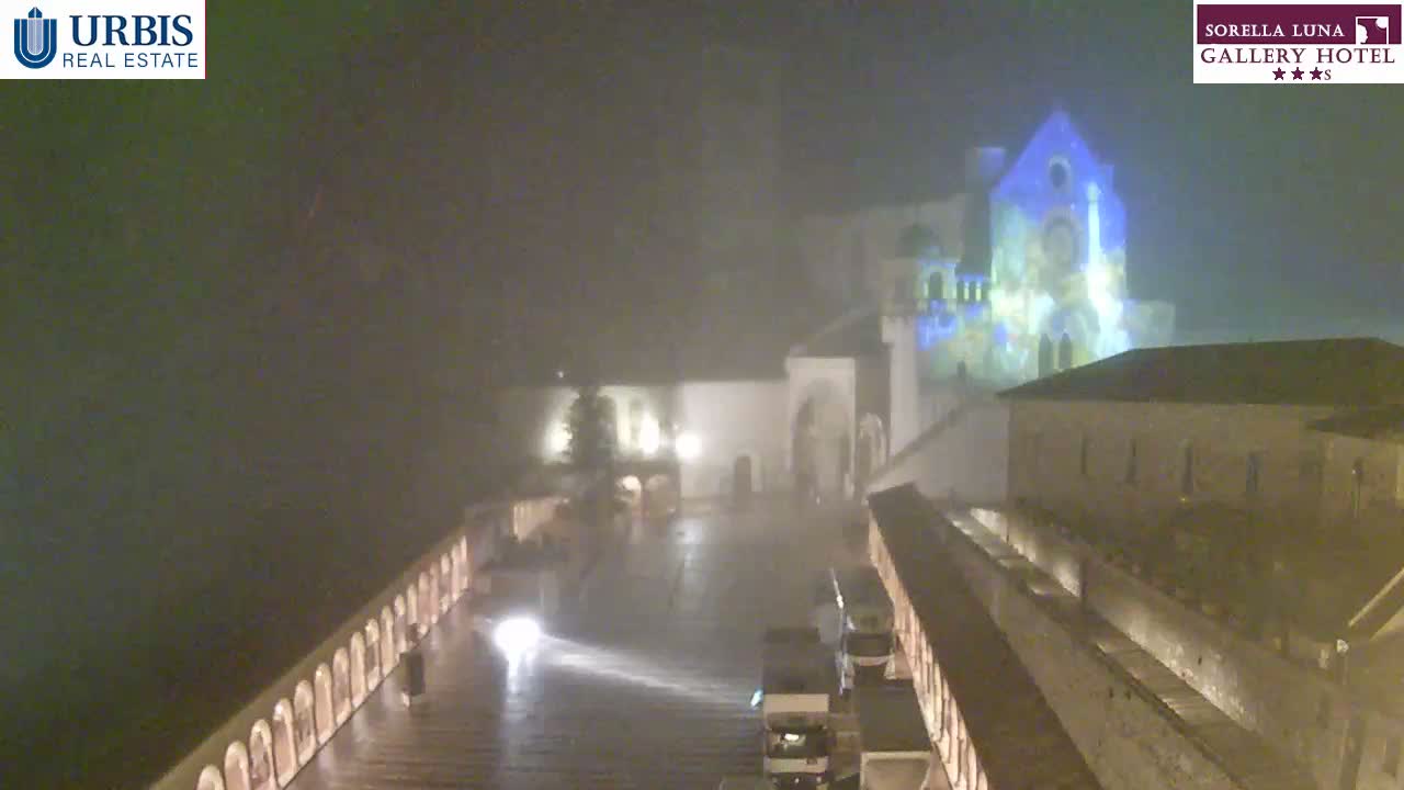 Assisi Basilica of San Francesco Live Cam - Perugia, Umbria, Italy