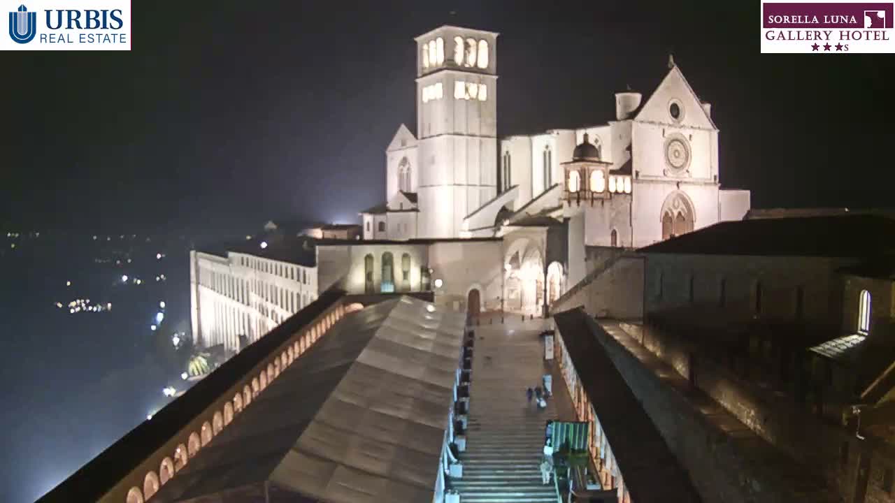 Assisi Basilica of San Francesco Live Cam - Perugia, Umbria, Italy