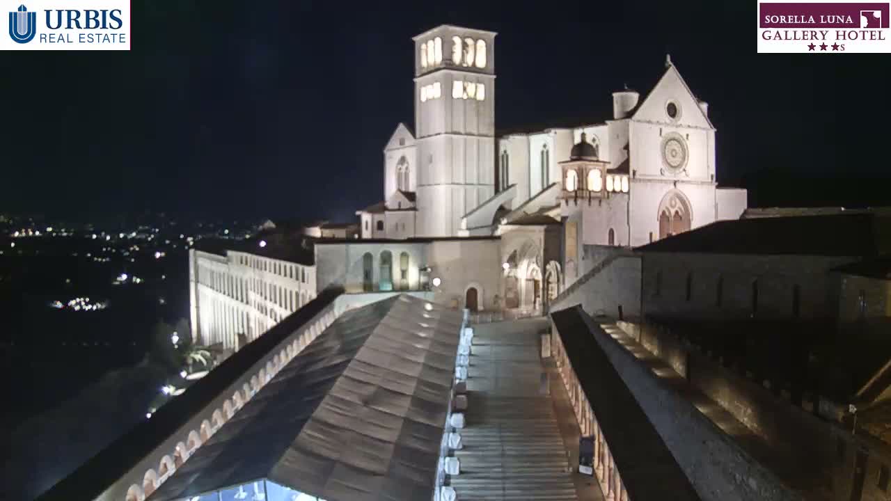 Assisi Basilica of San Francesco Live Cam - Perugia, Umbria, Italy
