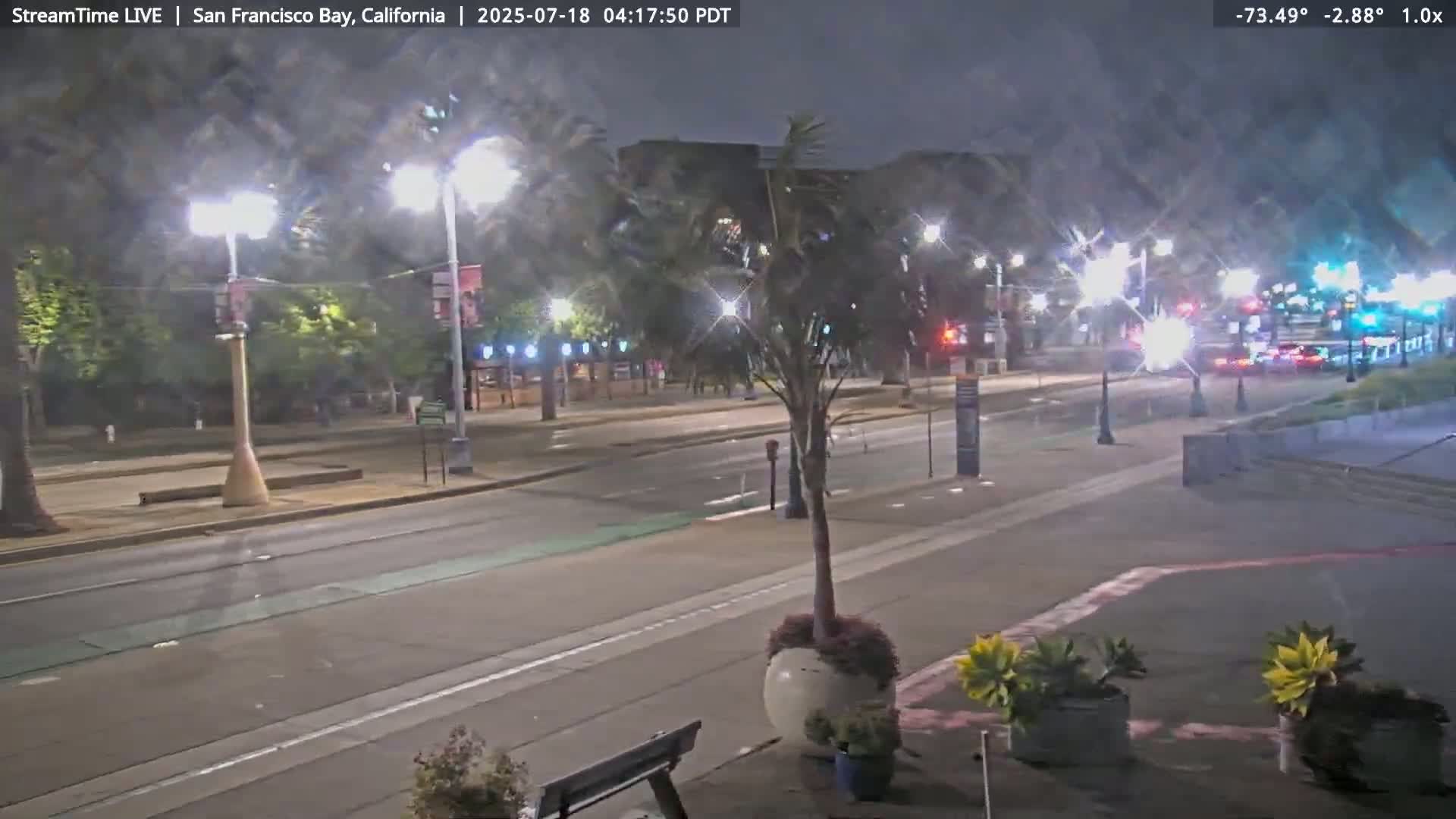 San Francisco City & San Francisco Bay Area (Oakland - Hayward) from Pier 23 Panoramic Live Cam - San Francisco, San Francisco Bay Area, California, USA