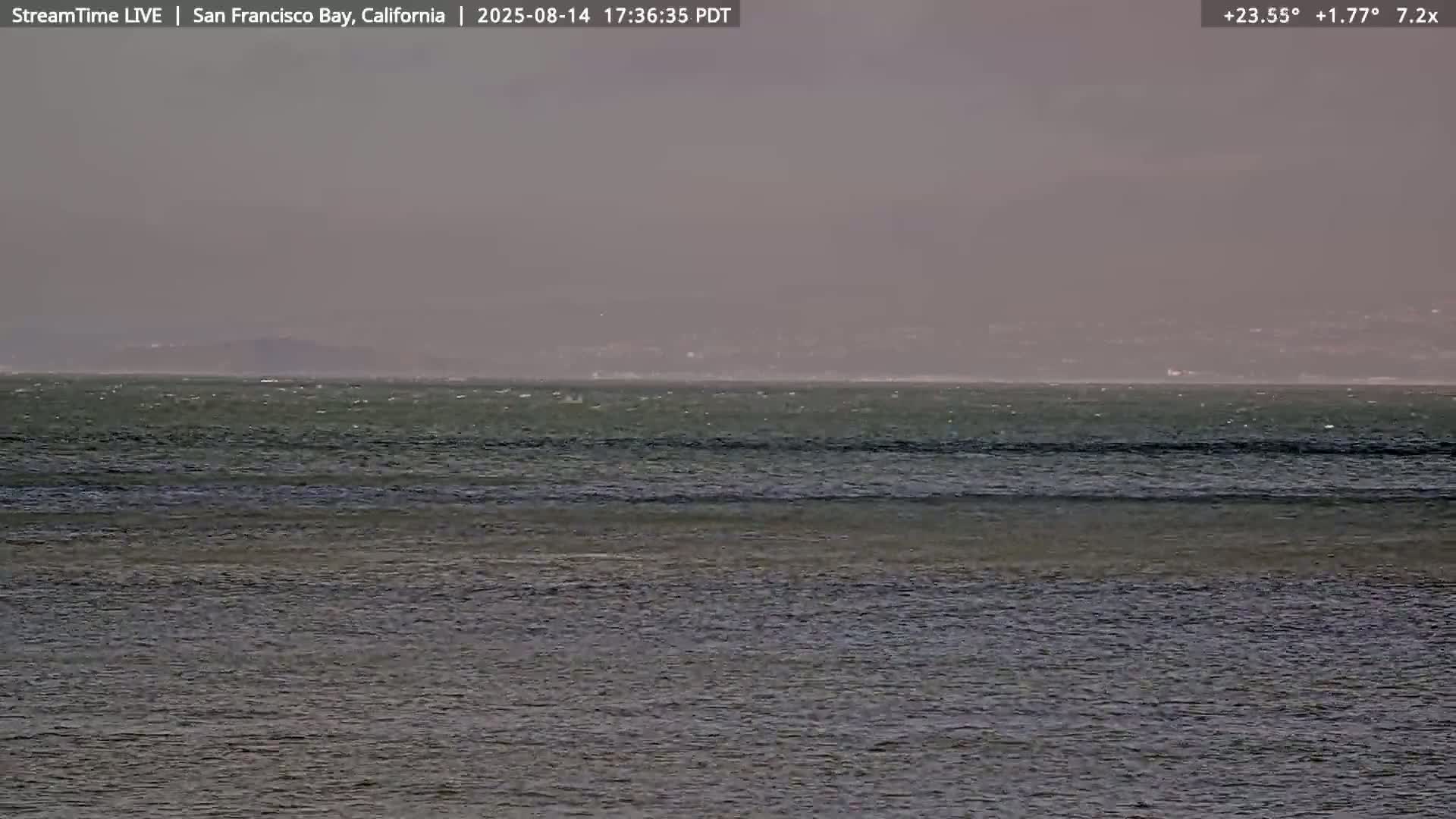 San Francisco City & San Francisco Bay Area (Oakland - Hayward) from Pier 23 Panoramic Live Cam - San Francisco, San Francisco Bay Area, California, USA