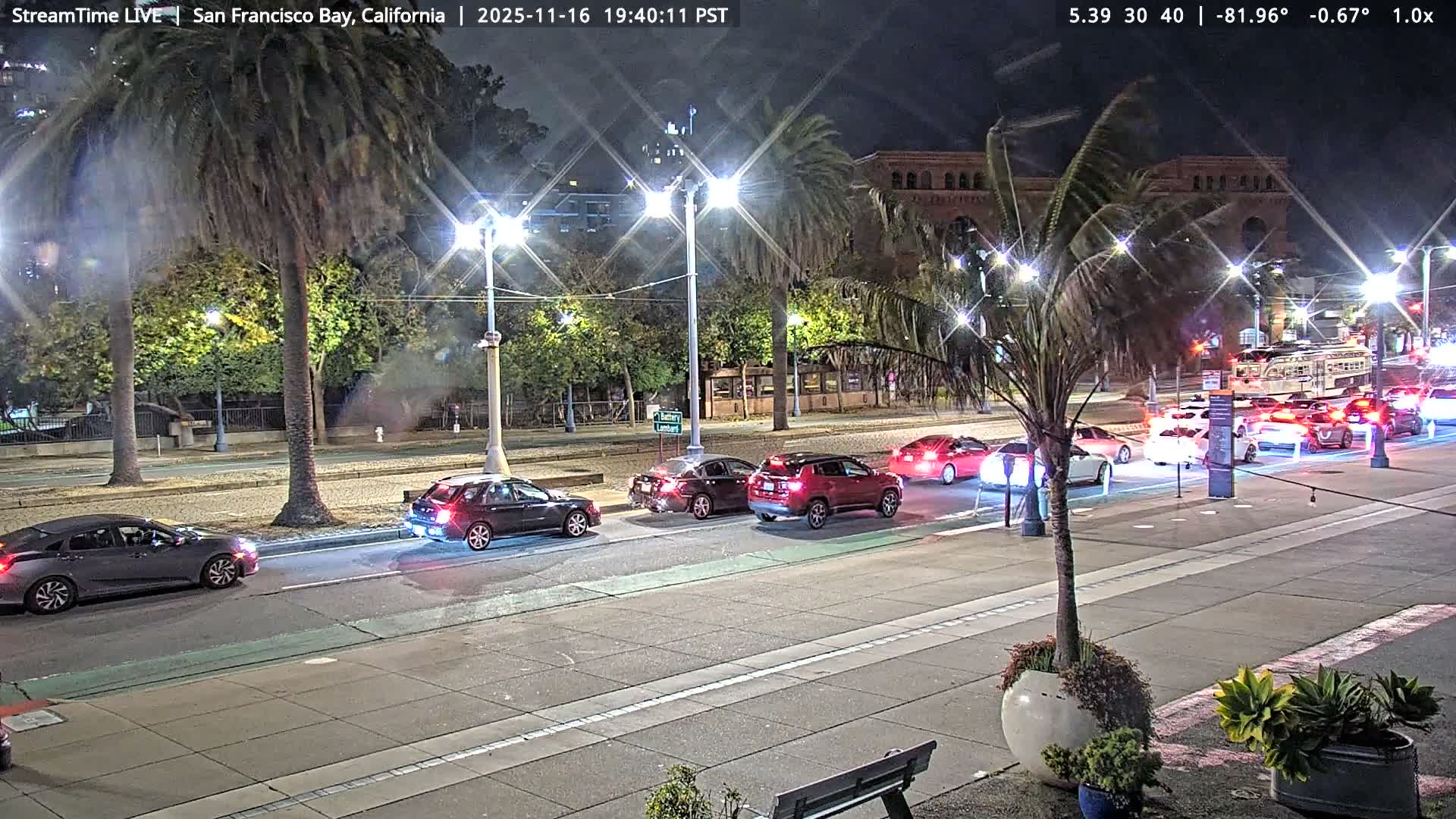 San Francisco City & San Francisco Bay Area (Oakland - Hayward) from Pier 23 Panoramic Live Cam - San Francisco, San Francisco Bay Area, California, USA