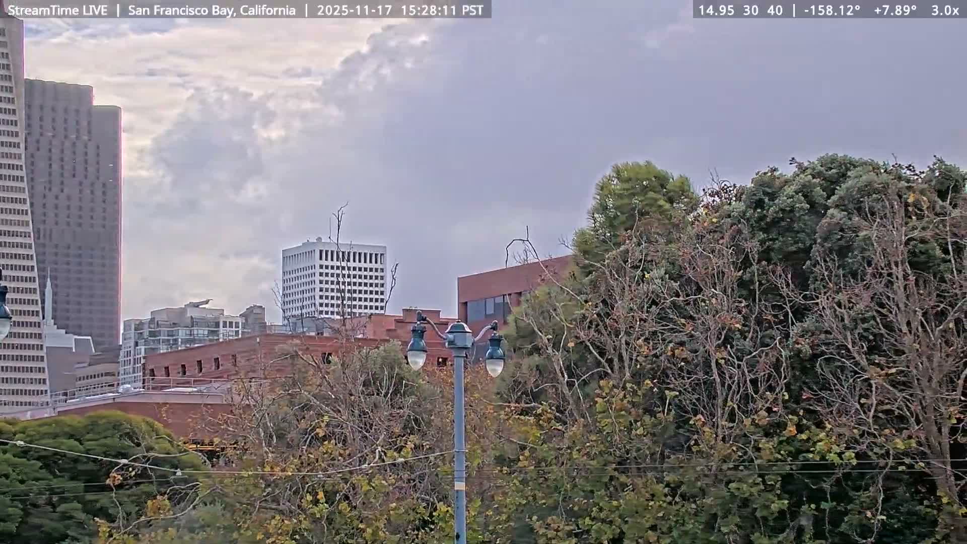 San Francisco City & San Francisco Bay Area (Oakland - Hayward) from Pier 23 Panoramic Live Cam - San Francisco, San Francisco Bay Area, California, USA