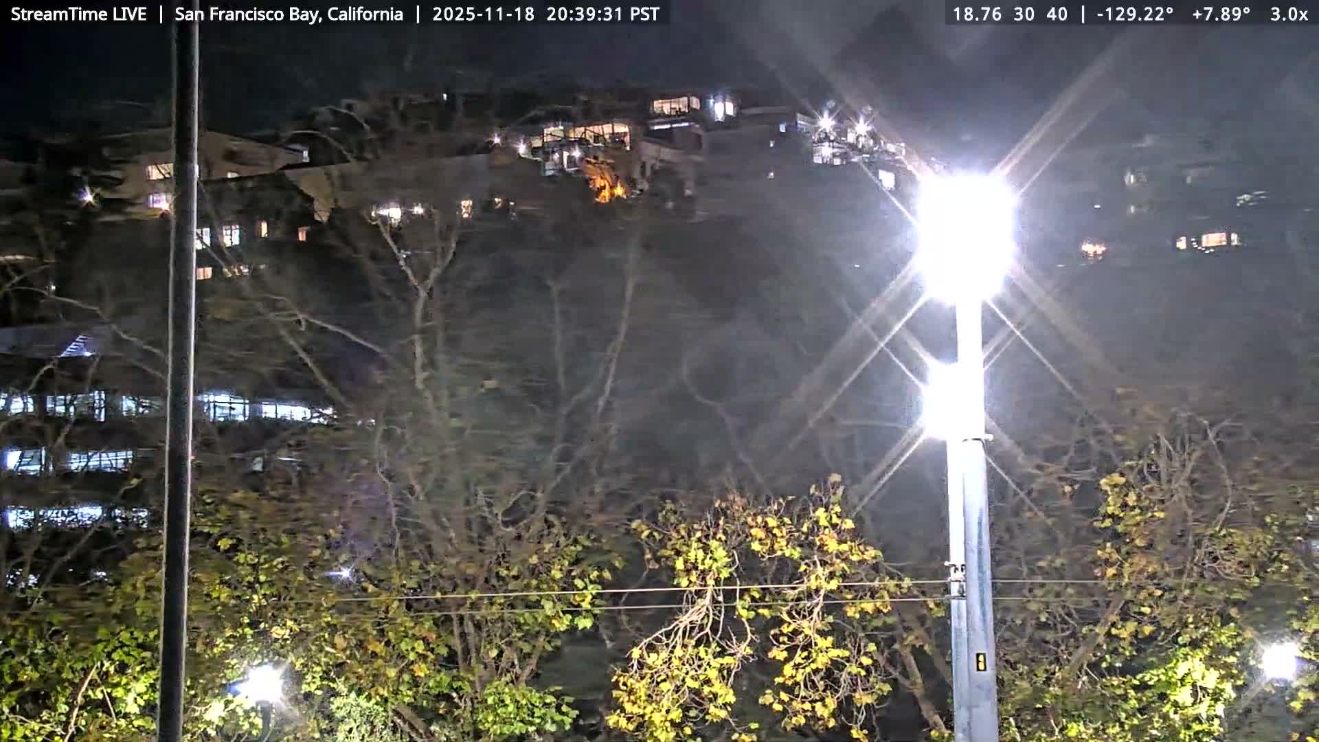 San Francisco City & San Francisco Bay Area (Oakland - Hayward) from Pier 23 Panoramic Live Cam - San Francisco, San Francisco Bay Area, California, USA